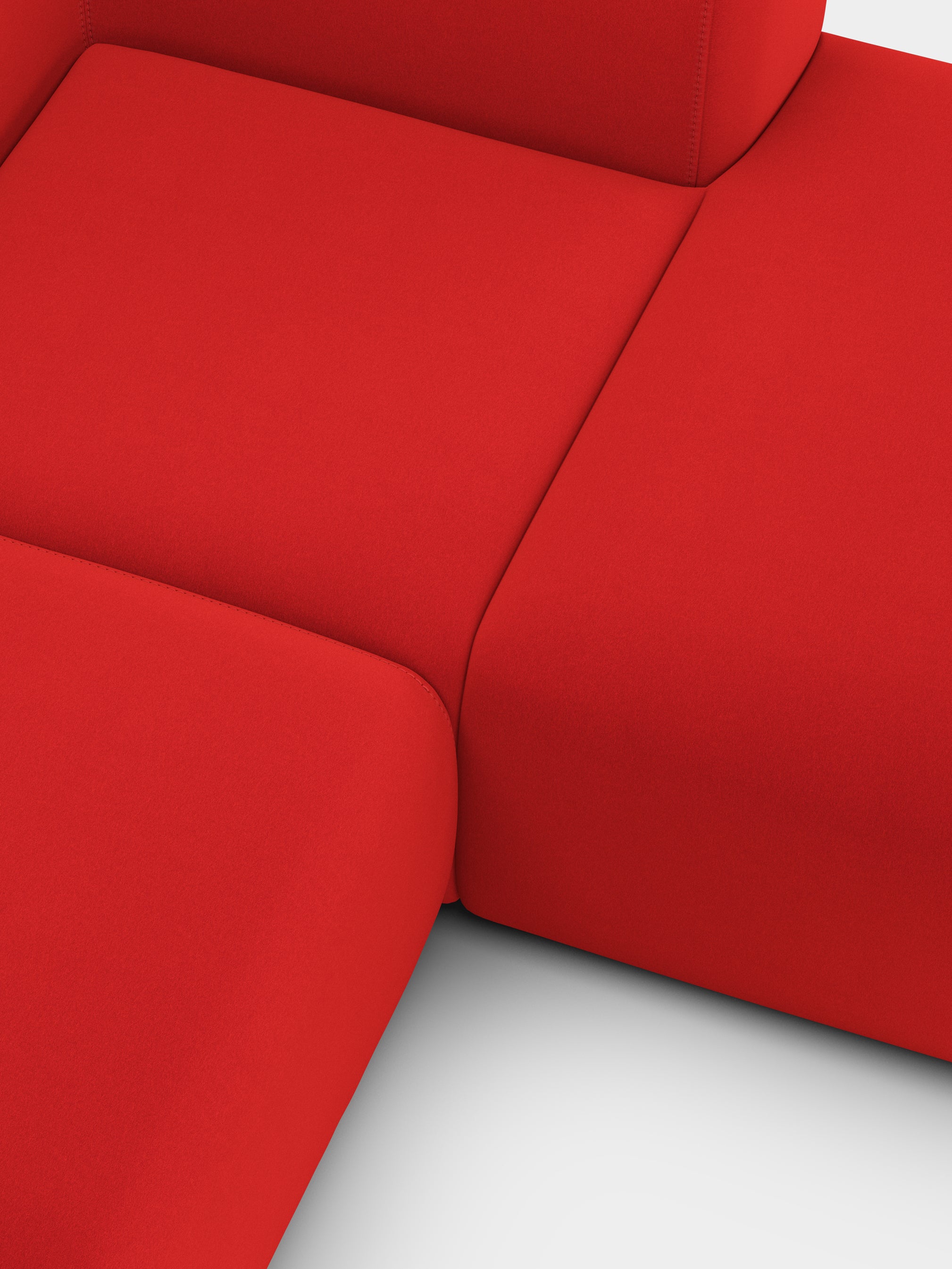 Plump 2.5-Seater Right Chaise Longue Modular Sofa