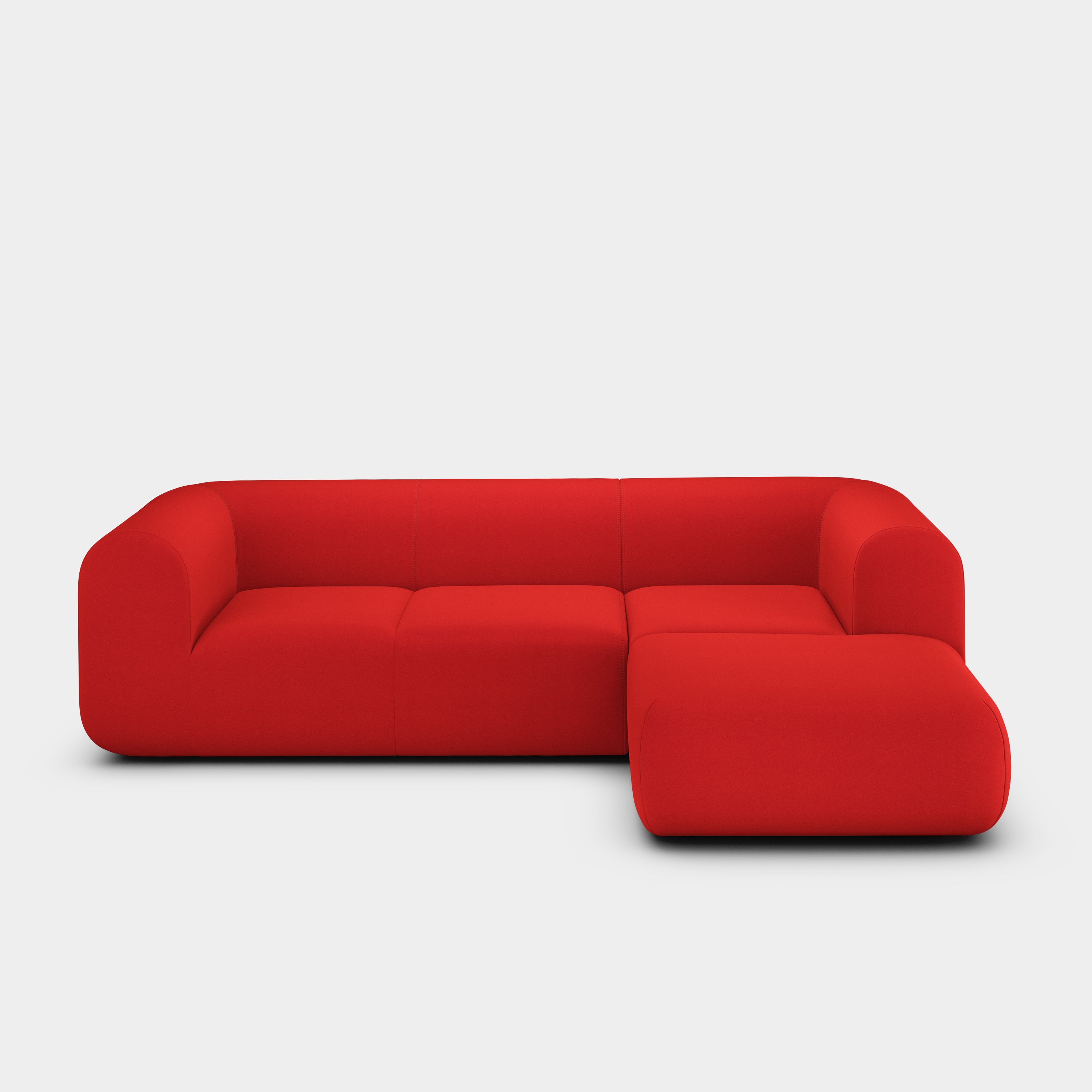 Plump 2.5-Seater Right Chaise Longue Modular Sofa