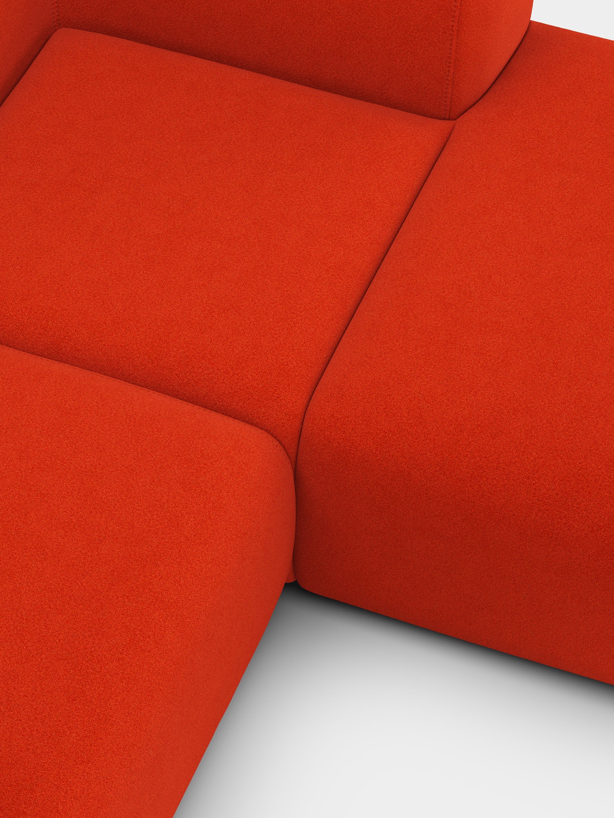 Plump 2.5-Seater Right Chaise Longue Modular Sofa