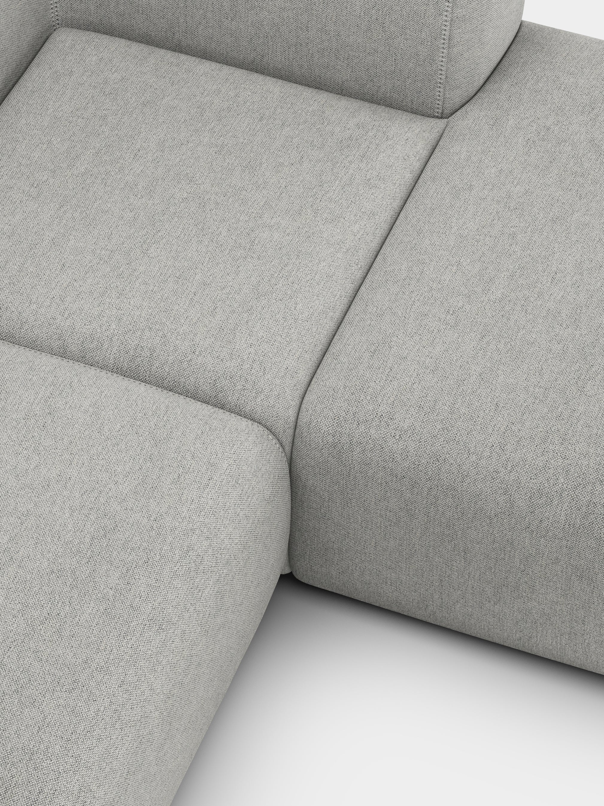 Plump 2.5-Seater Right Chaise Longue Modular Sofa