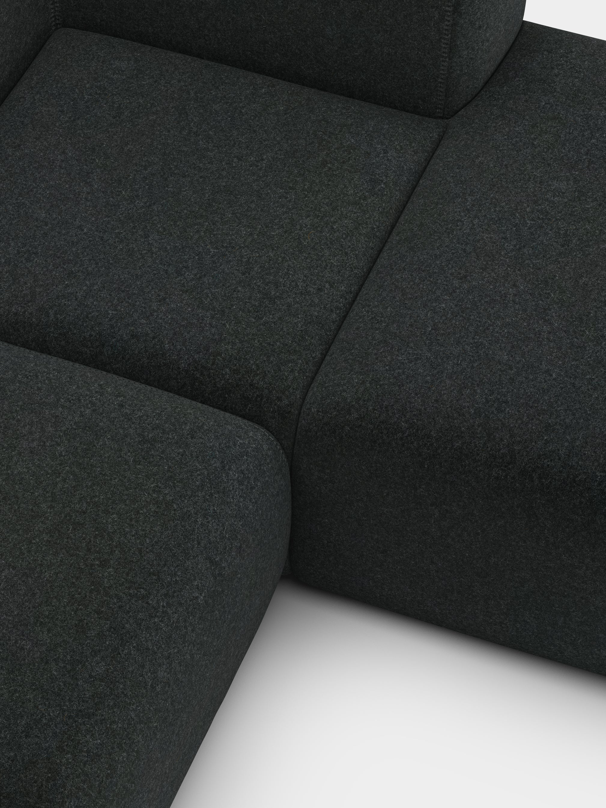 Plump 2.5-Seater Right Chaise Longue Modular Sofa