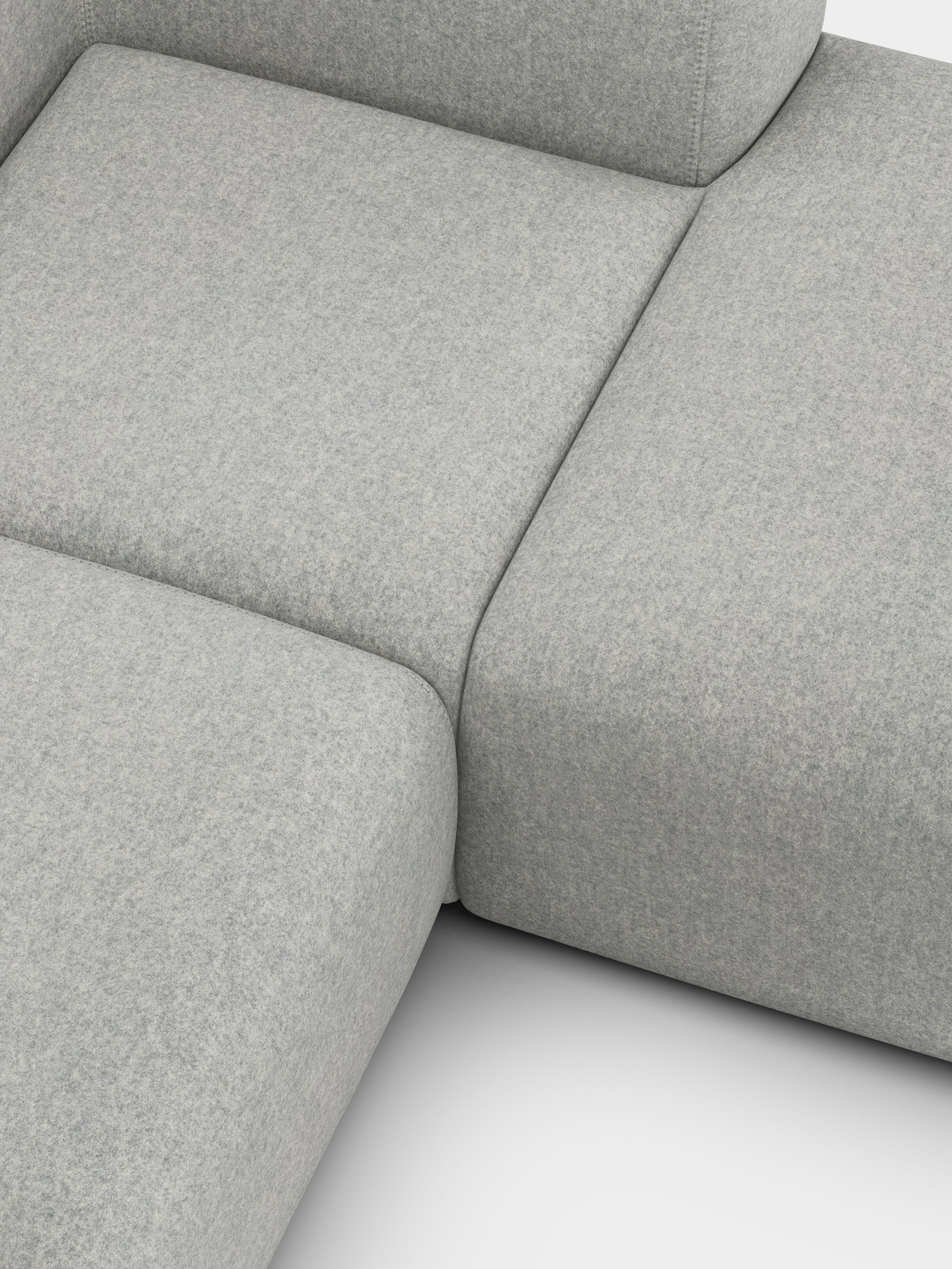 Plump 2.5-Seater Right Chaise Longue Modular Sofa