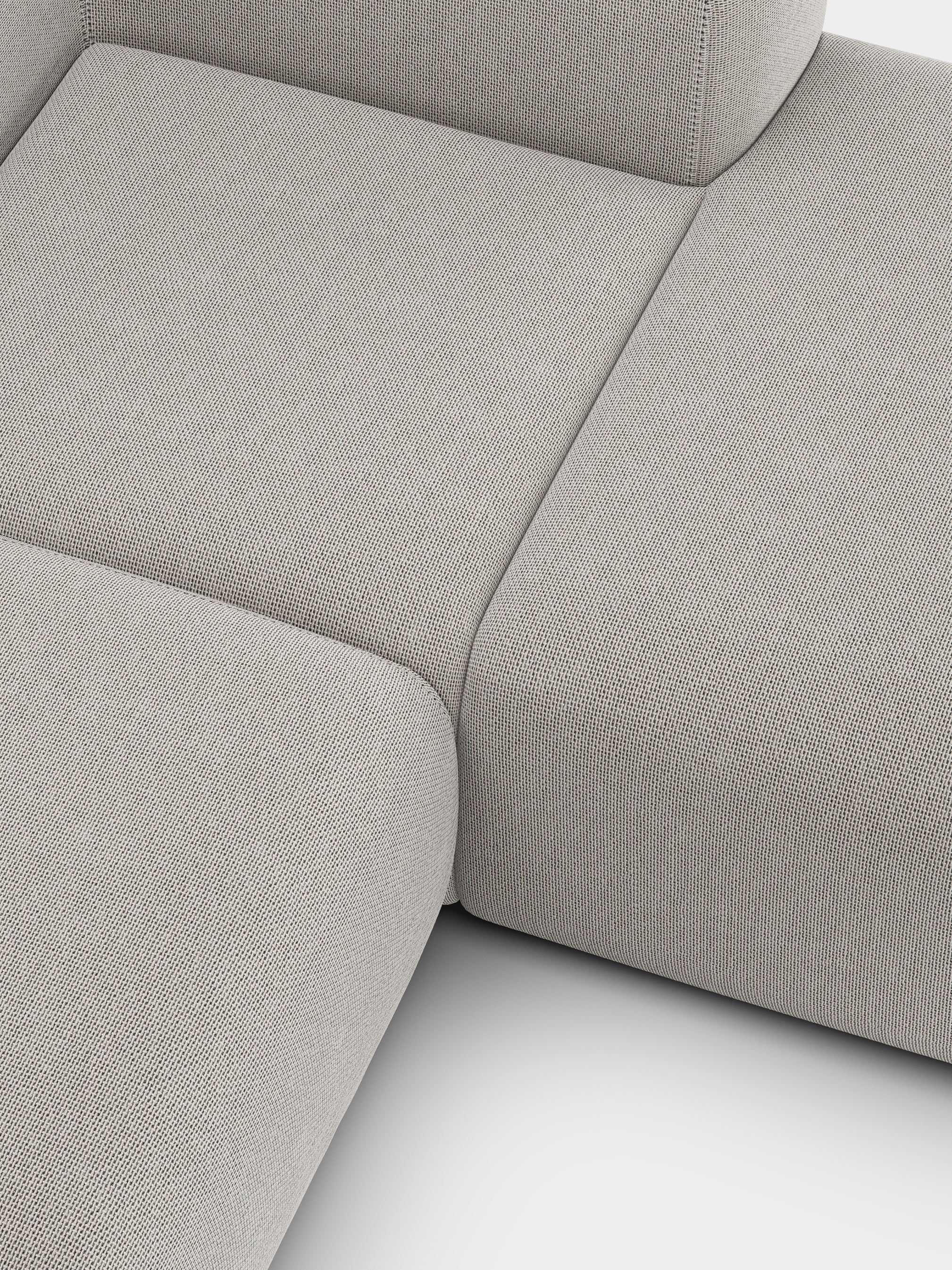 Plump 2.5-Seater Right Chaise Longue Modular Sofa
