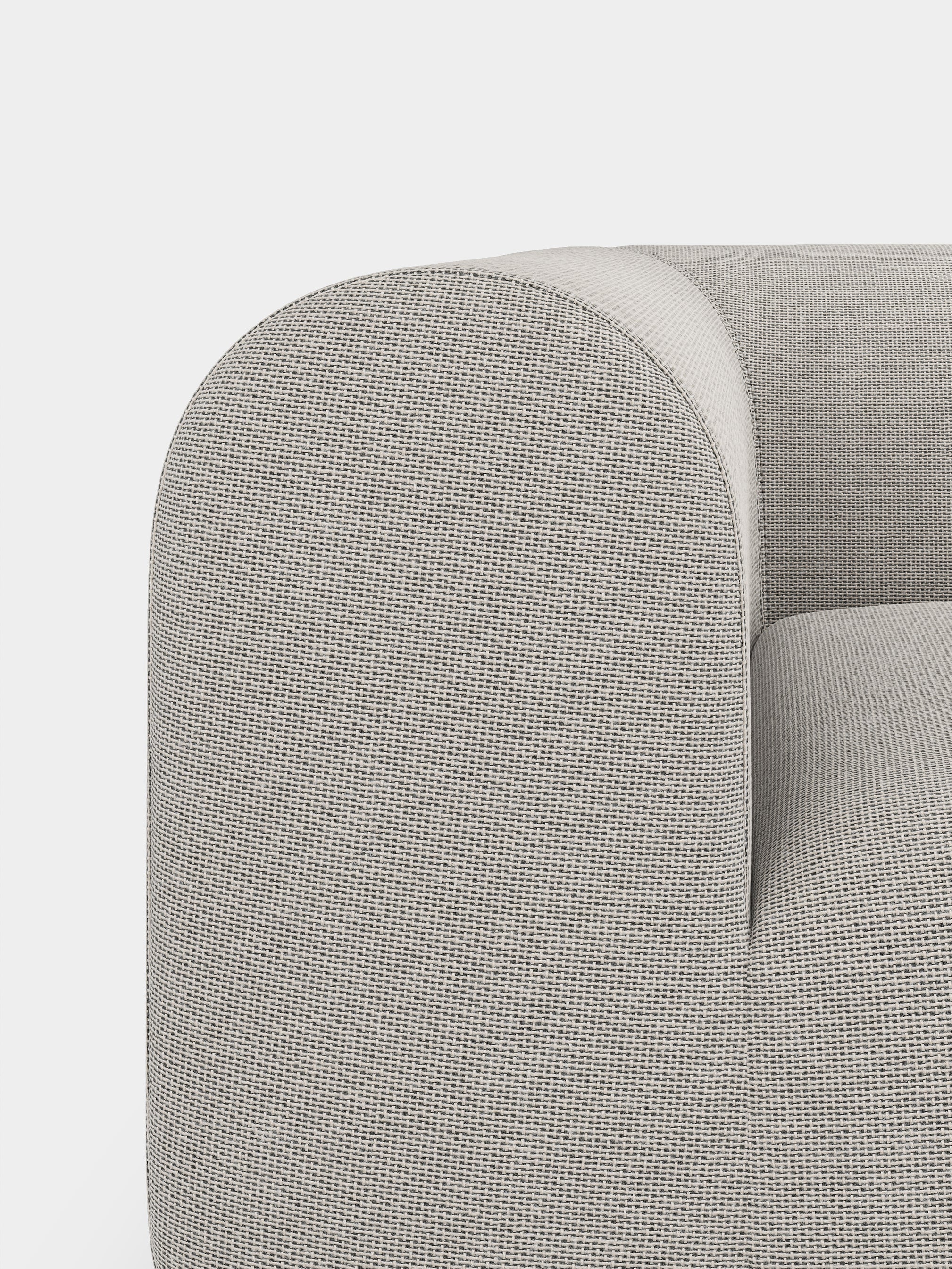 Plump 2.5-Seater Right Chaise Longue Modular Sofa