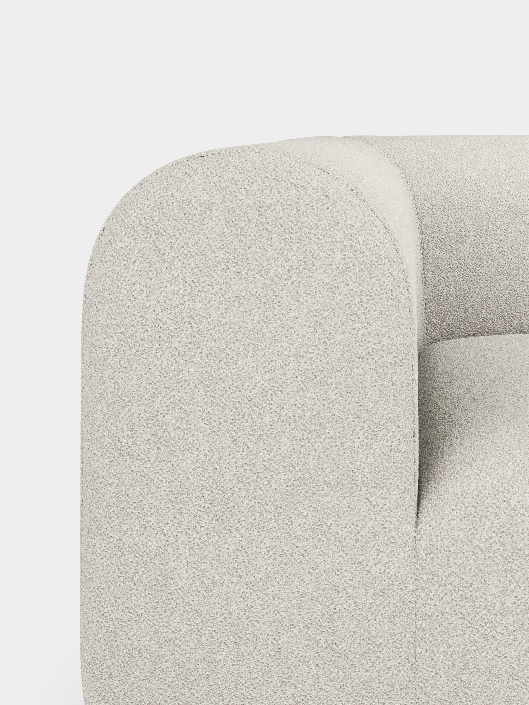 Plump 2.5-Seater Right Chaise Longue Modular Sofa