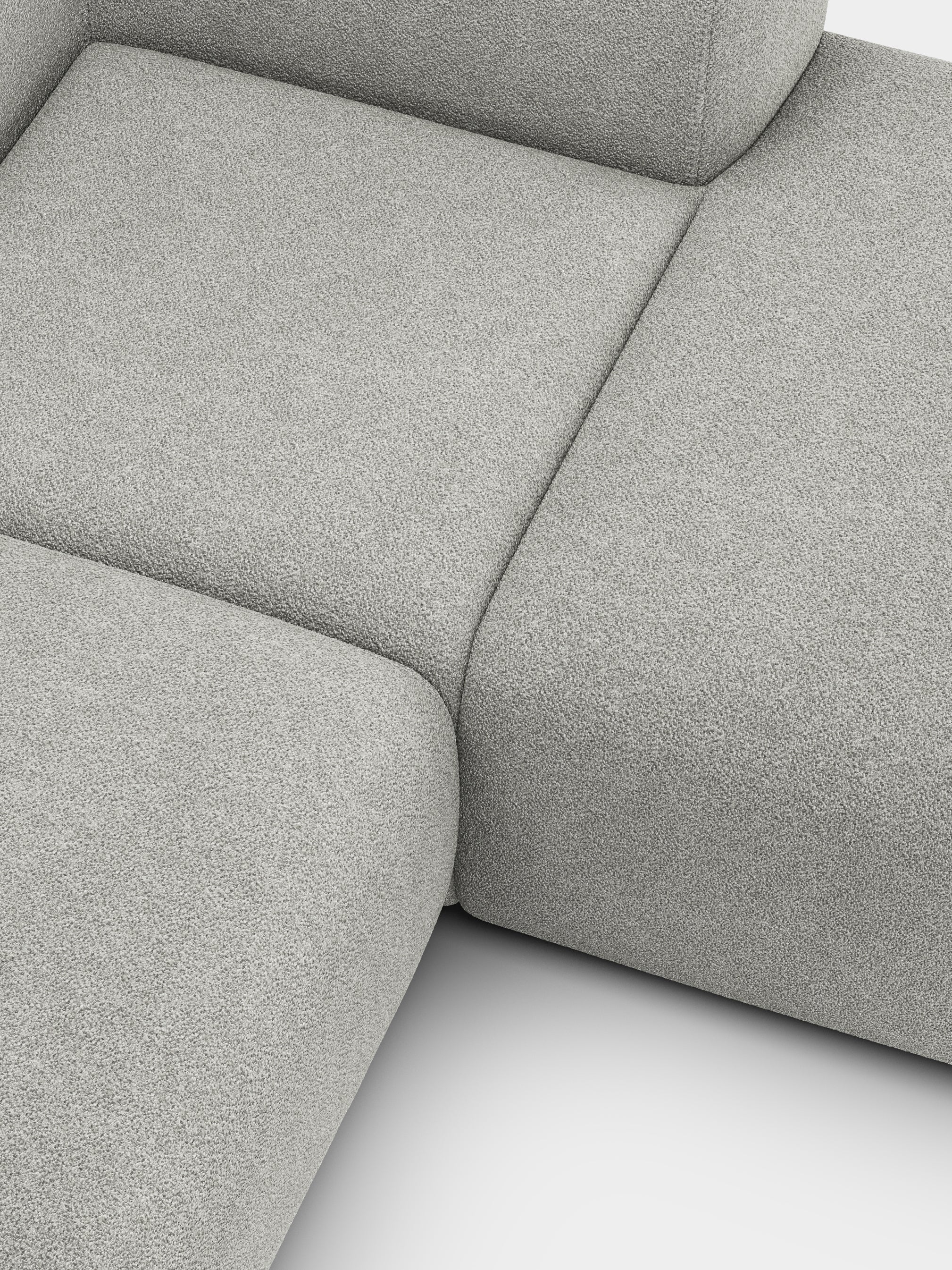 Plump 2.5-Seater Right Chaise Longue Modular Sofa
