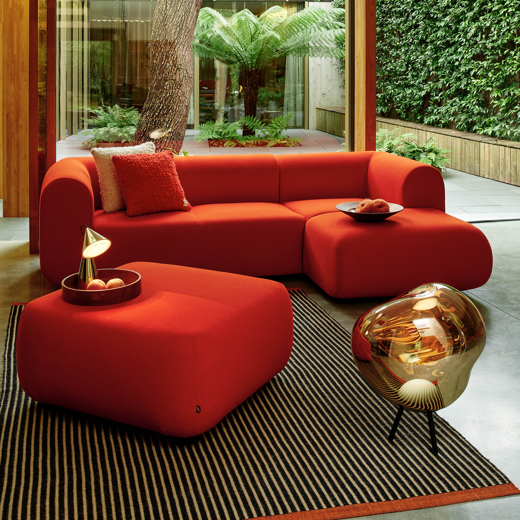 Plump 2.5-Seater Right Chaise Longue Modular Sofa