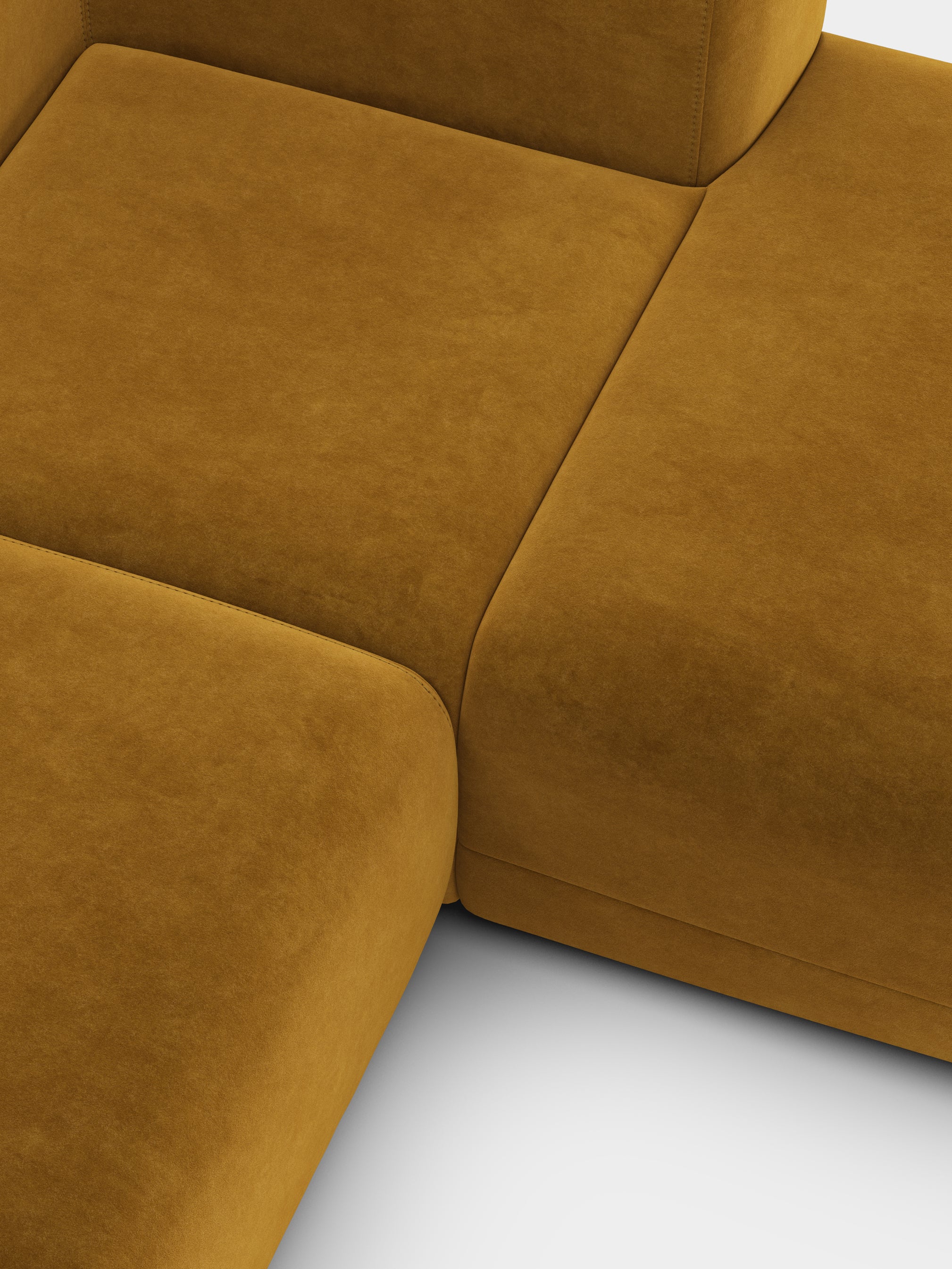 Plump 2.5-Seater Right Chaise Longue Modular Sofa