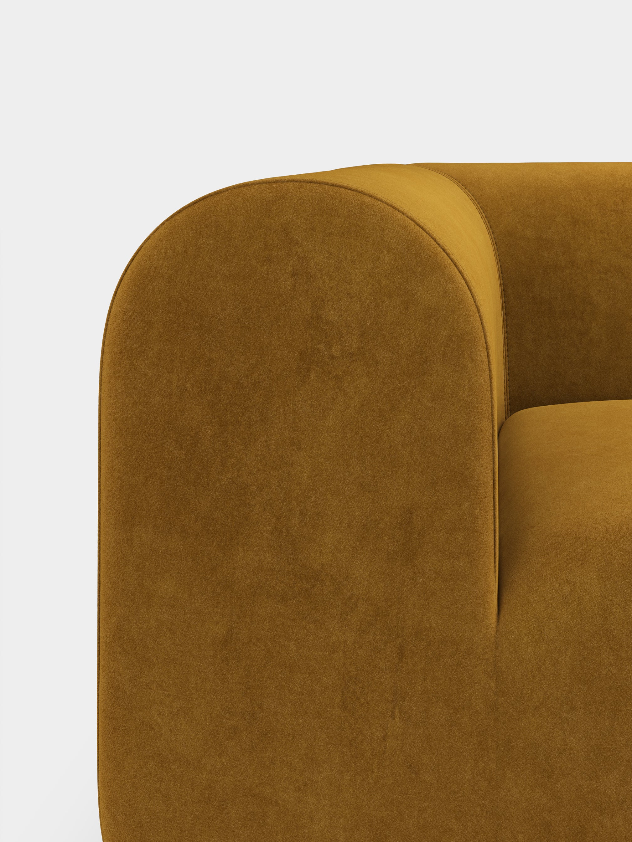 Plump 2.5-Seater Right Chaise Longue Modular Sofa