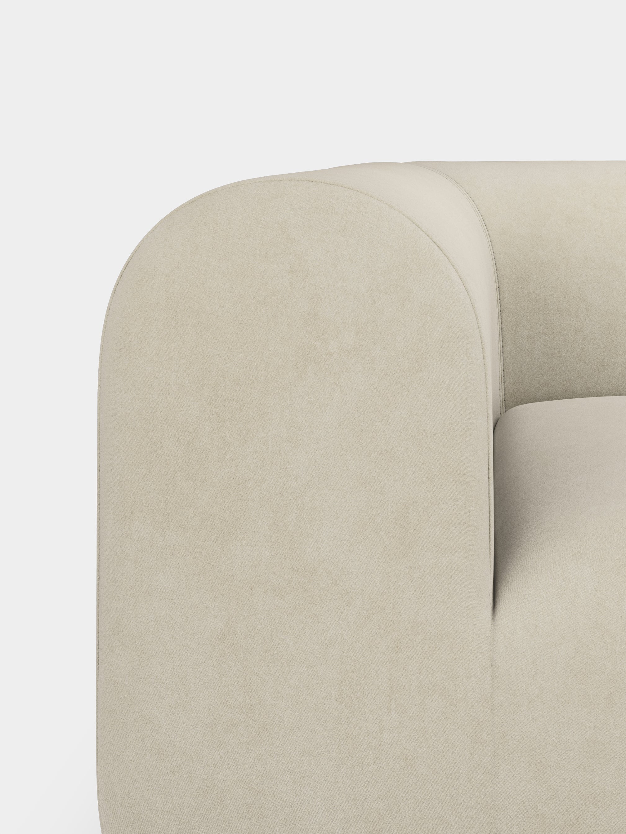 Plump 2.5-Seater Right Chaise Longue Modular Sofa