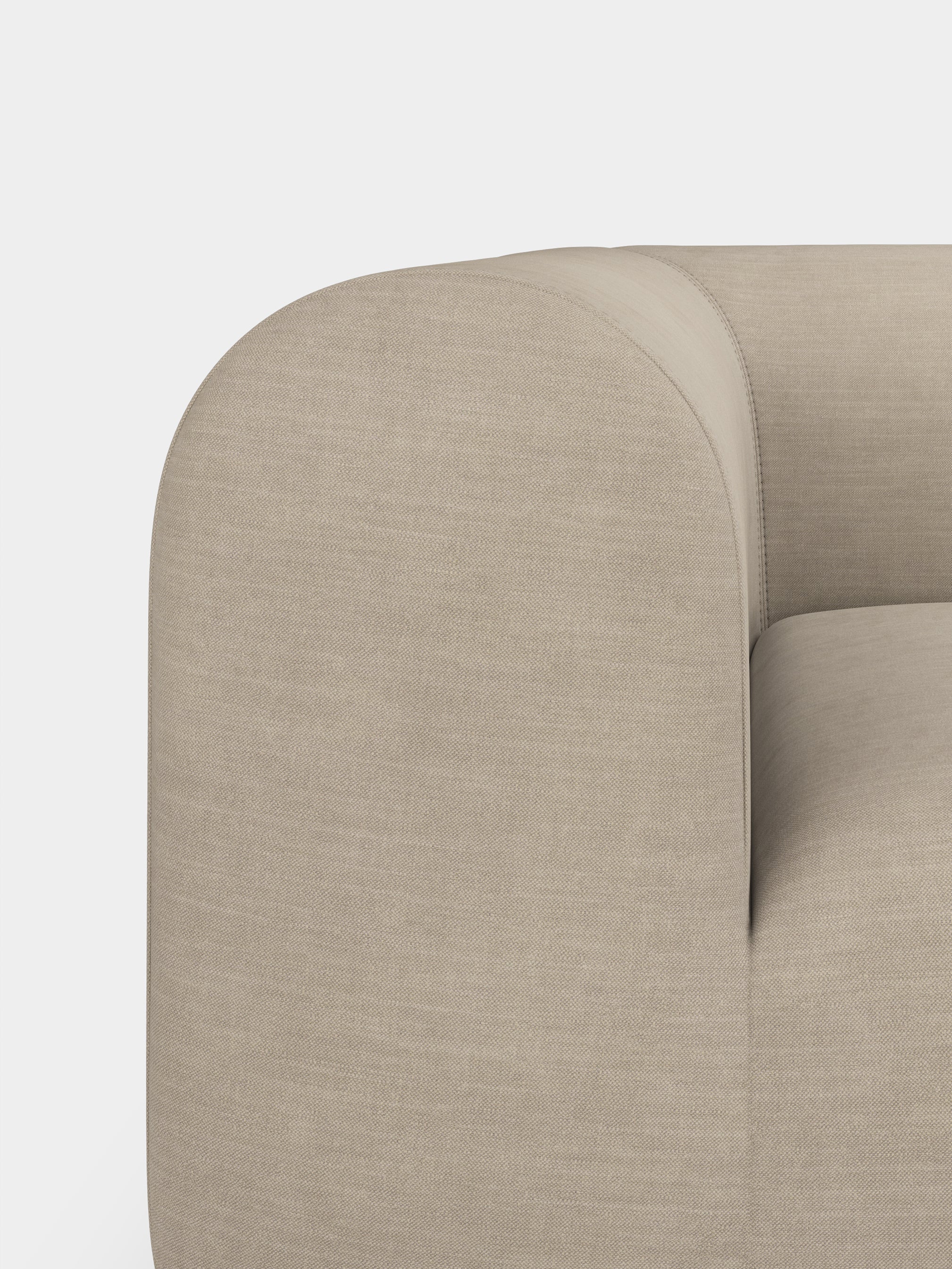 Plump 2.5-Seater Right Chaise Longue Modular Sofa