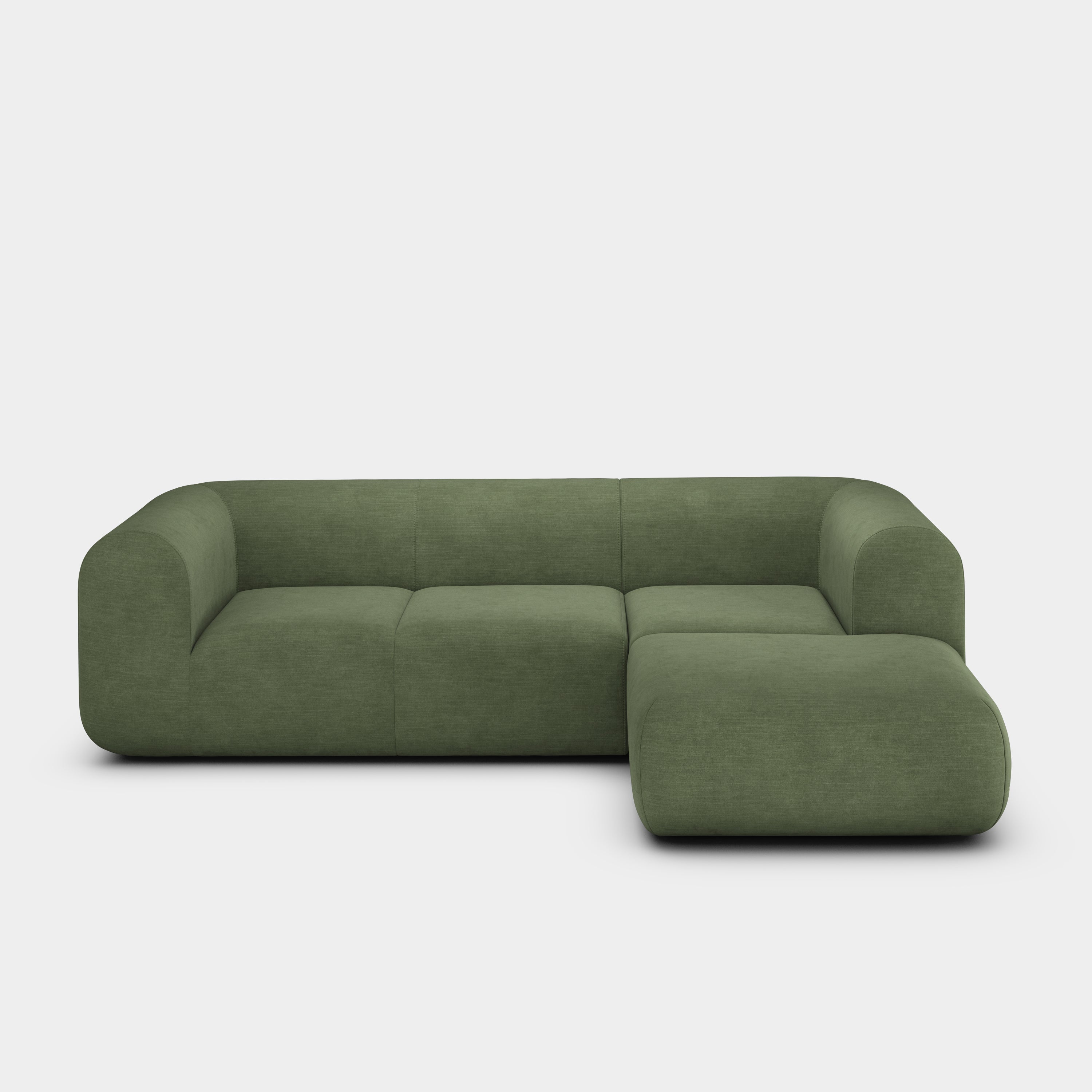 Plump 2.5-Seater Right Chaise Longue Modular Sofa