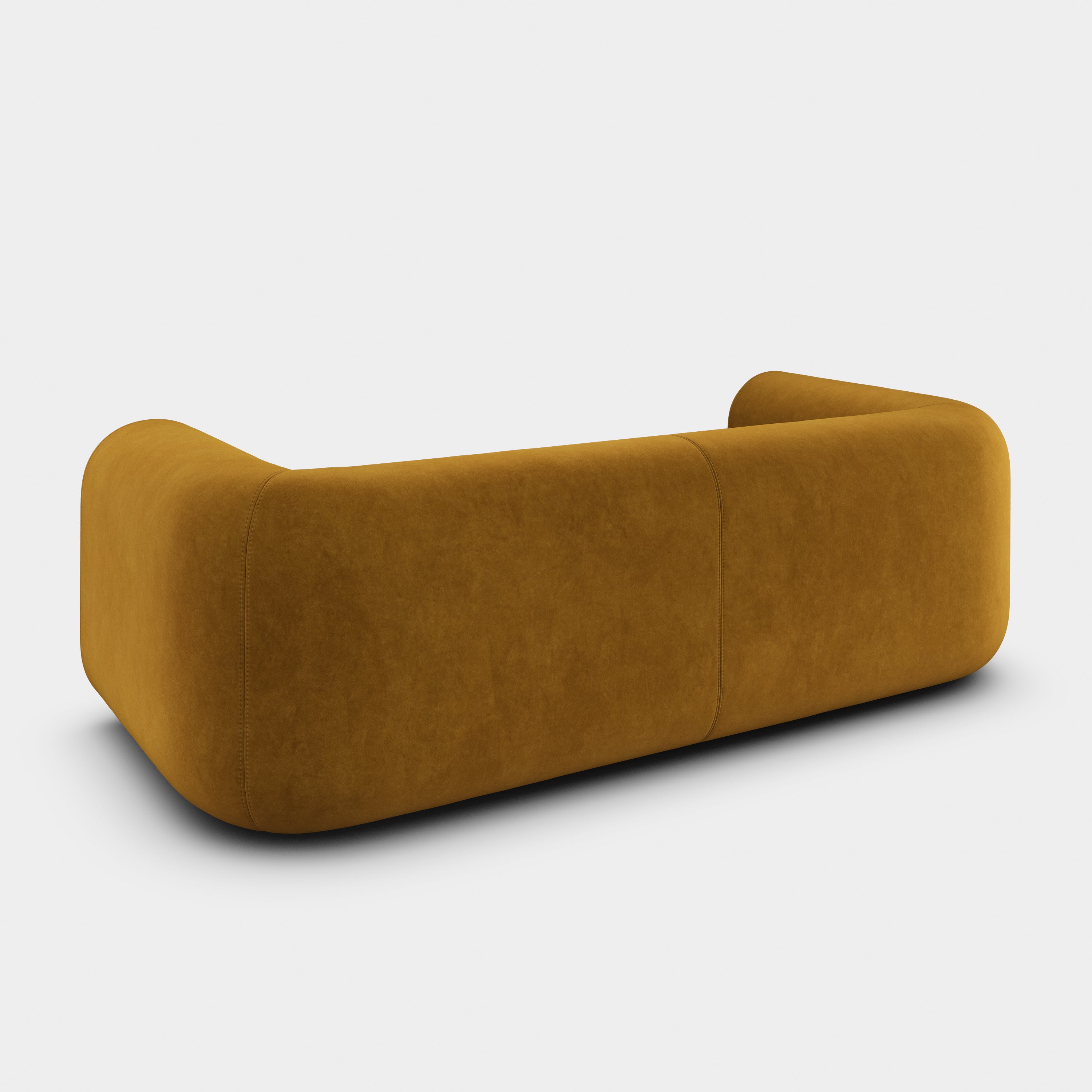 Plump 3-Seater Fixed Sofa