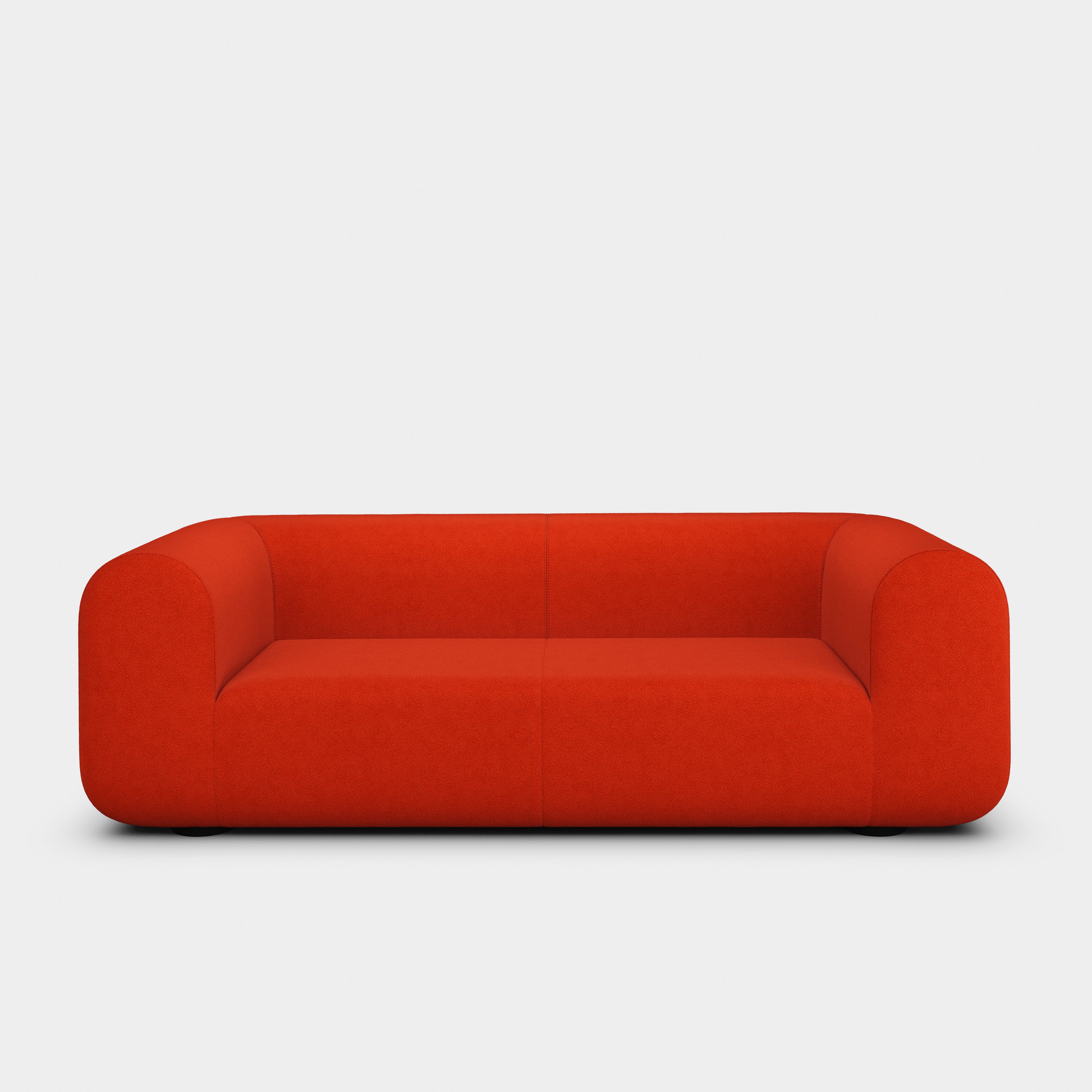 Plump 3-Seater Fixed Sofa