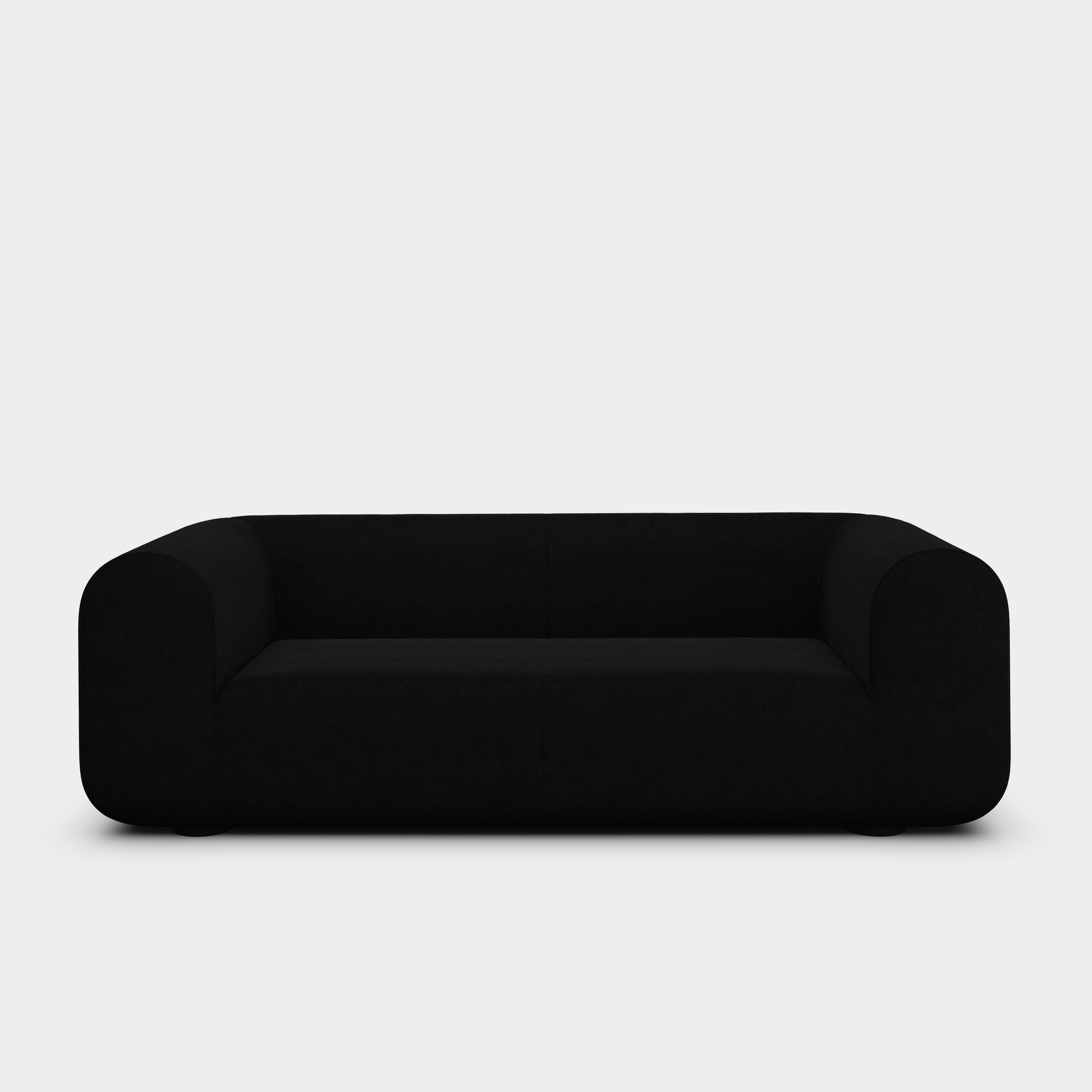 Plump 3-Seater Fixed Sofa