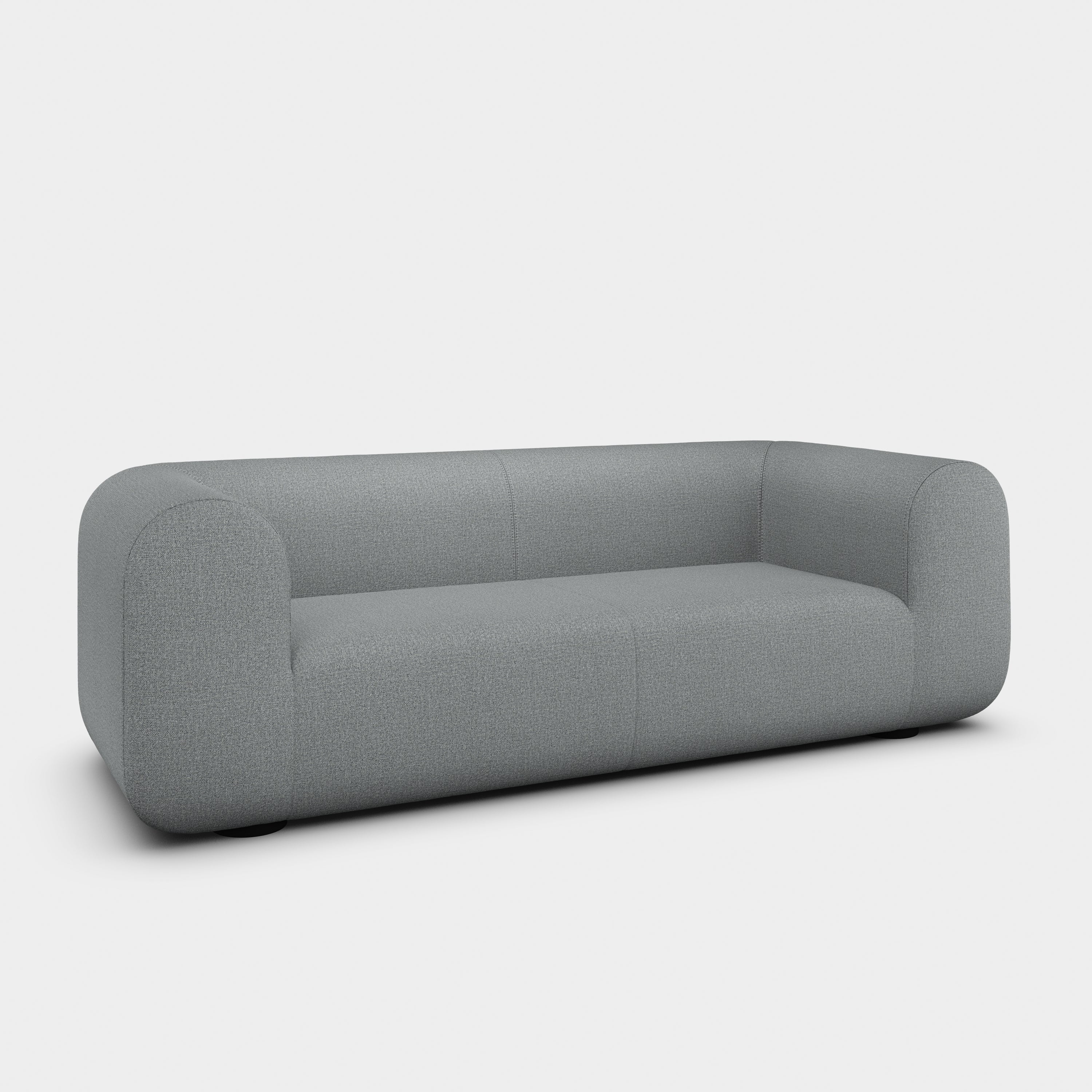 Plump 3-Seater Fixed Sofa