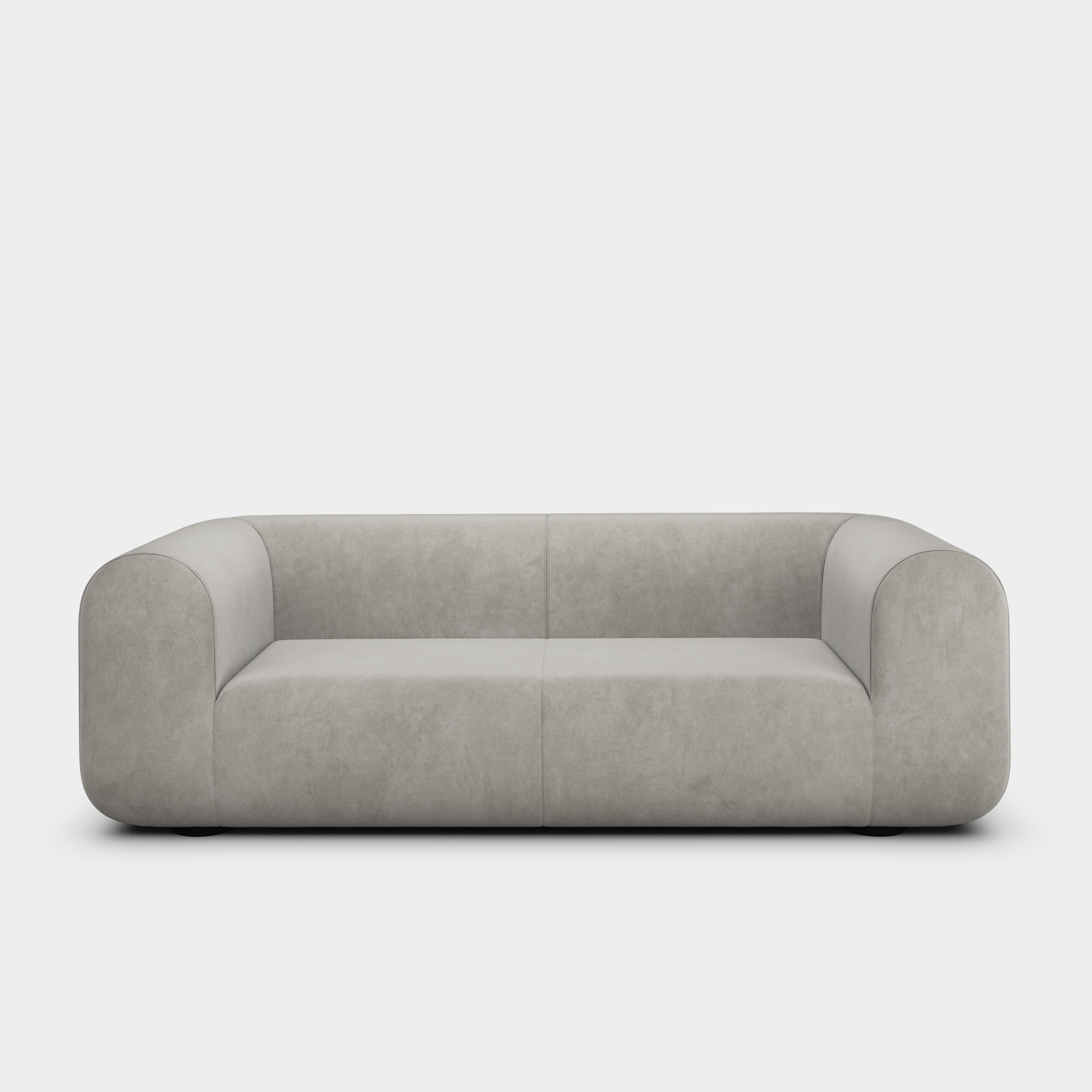 Plump 3-Seater Fixed Sofa