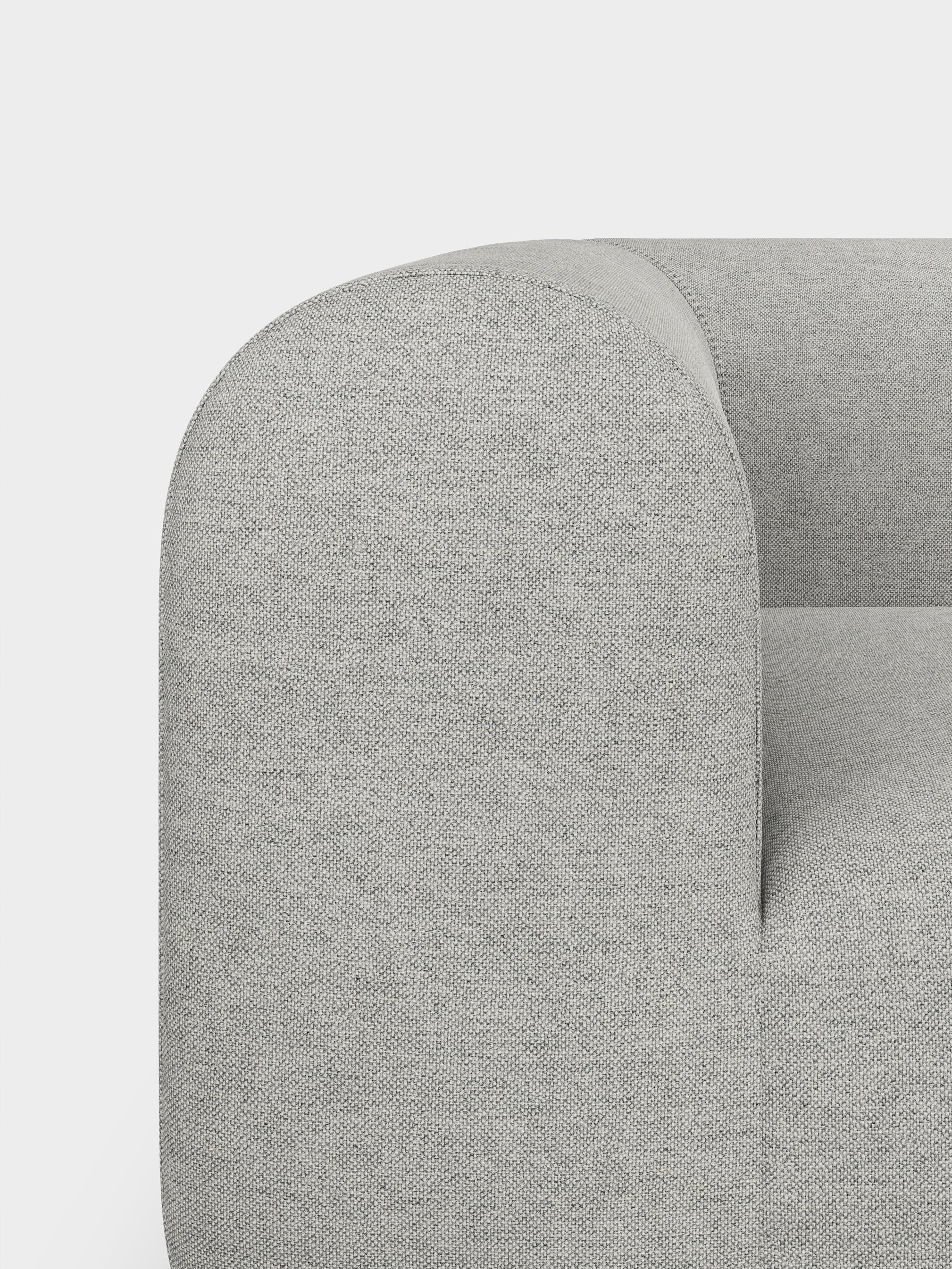 Plump 3-Seater Fixed Sofa