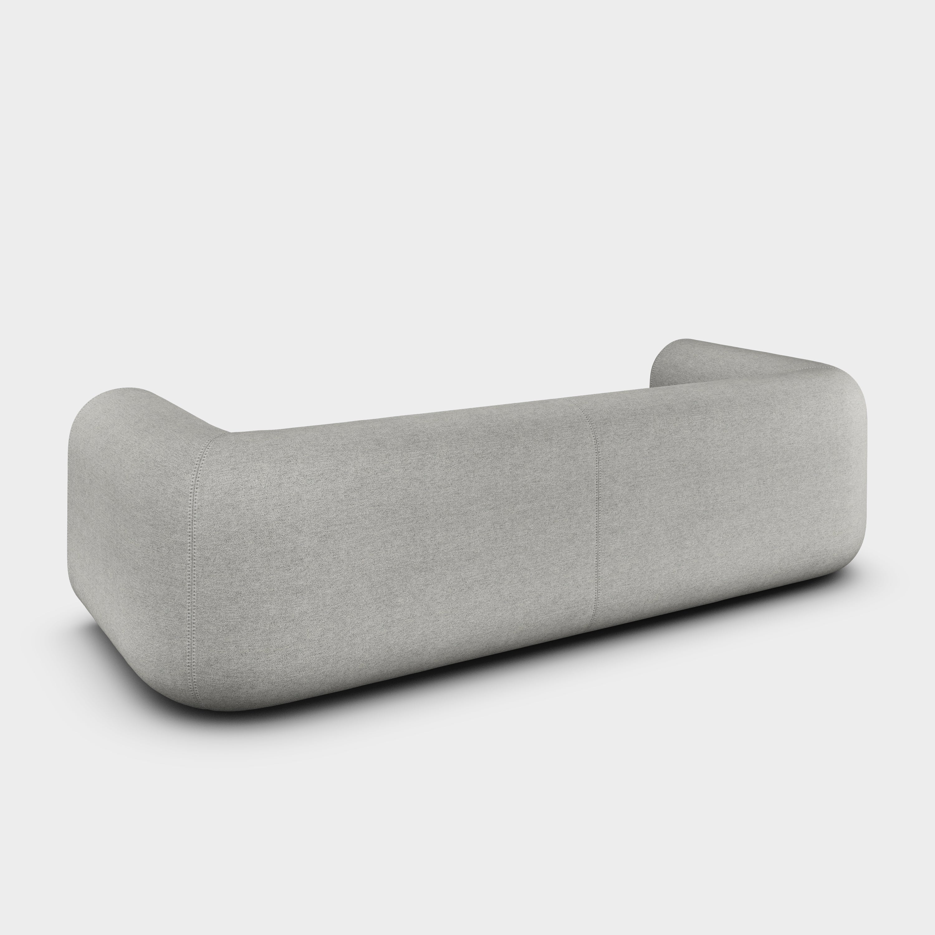 Plump 3-Seater Fixed Sofa