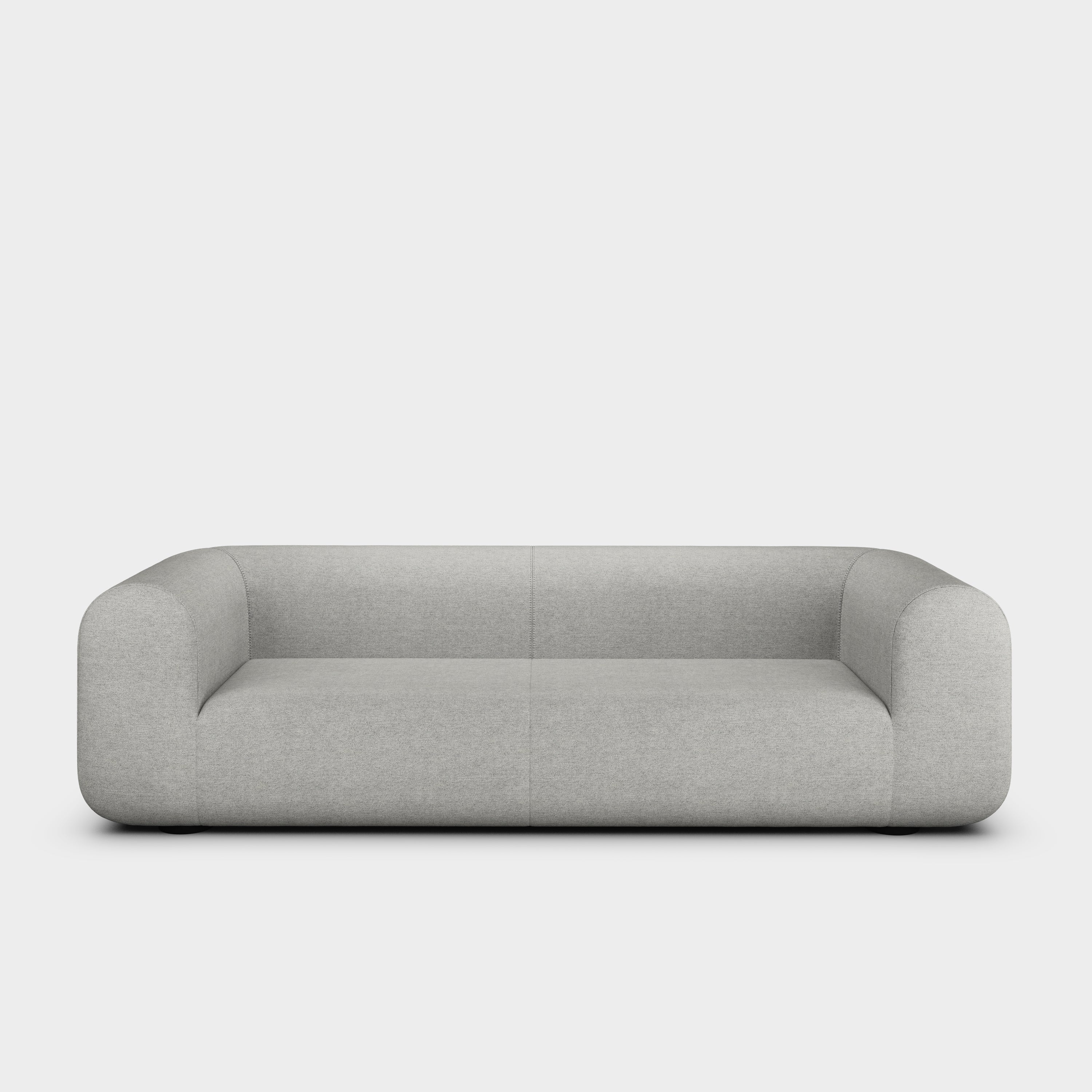 Plump 3-Seater Fixed Sofa