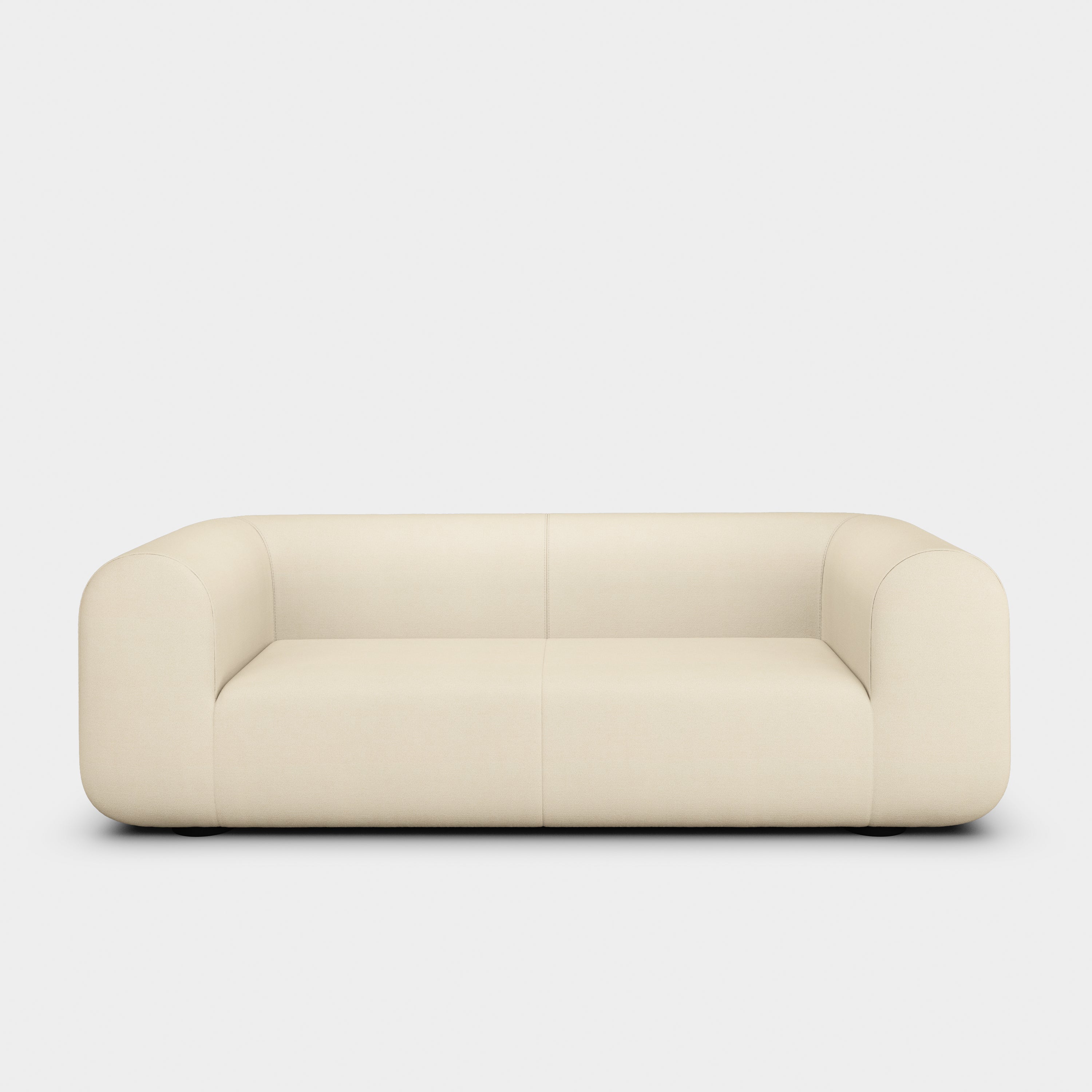 Plump 3-Seater Fixed Sofa