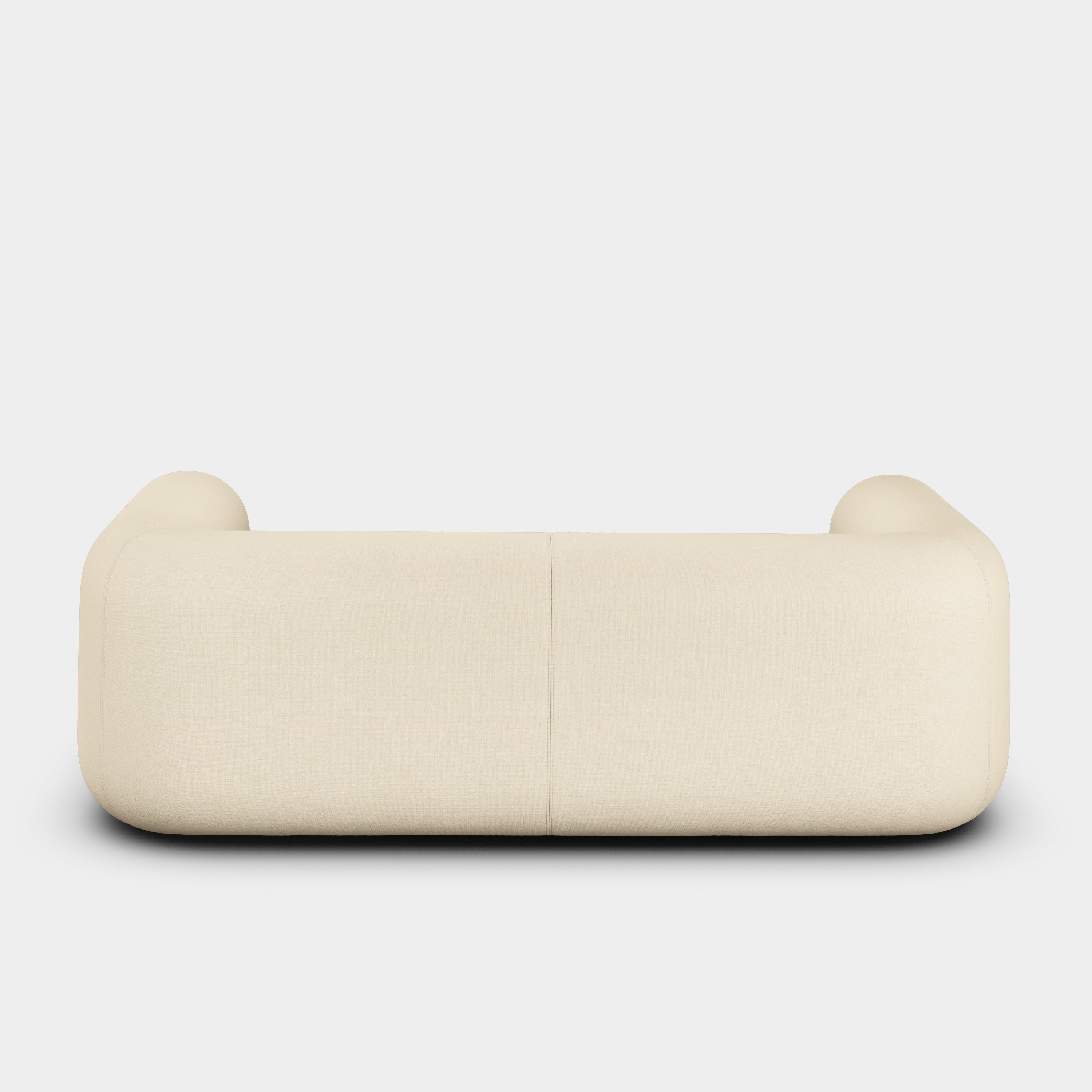 Plump 3-Seater Fixed Sofa
