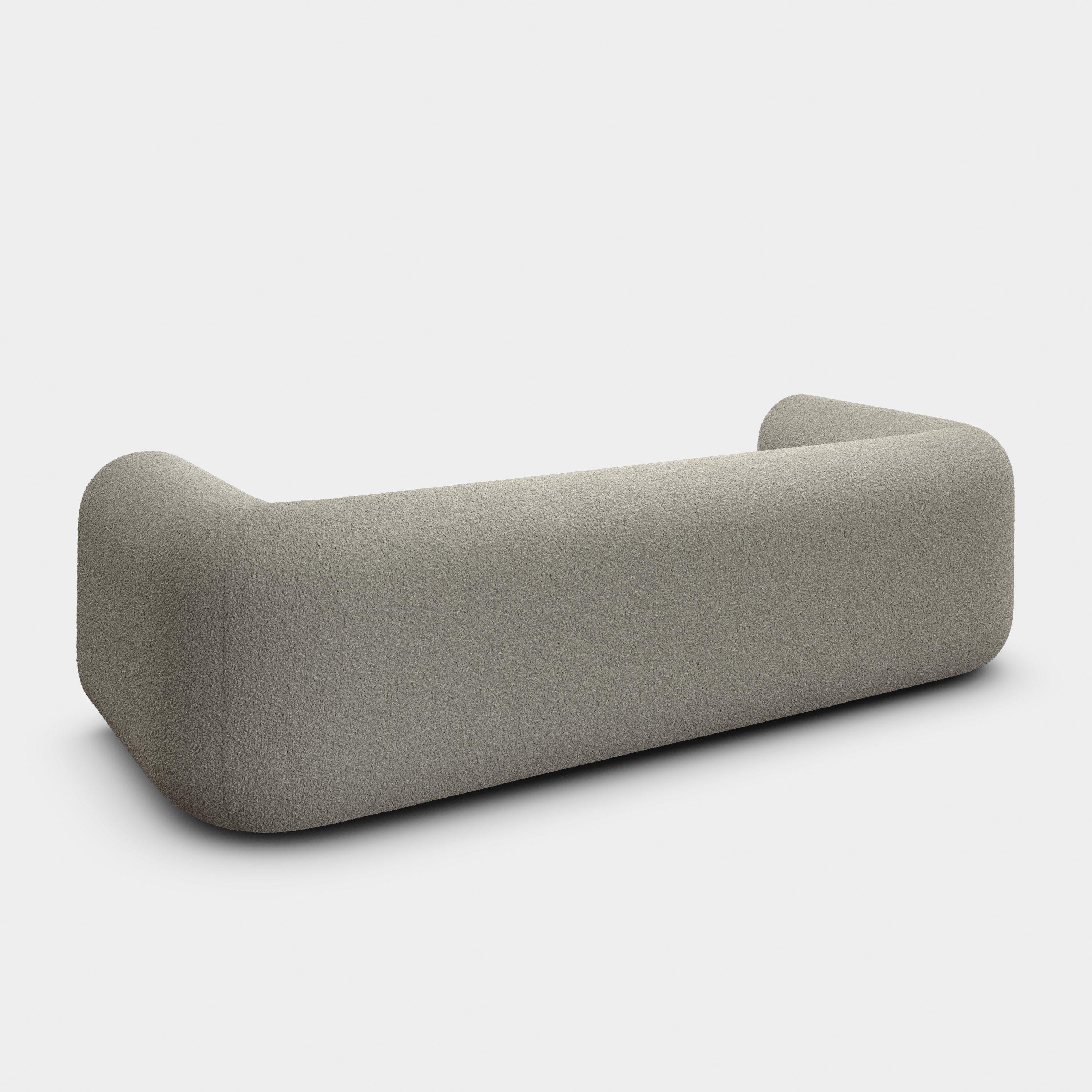 Plump 3-Seater Fixed Sofa
