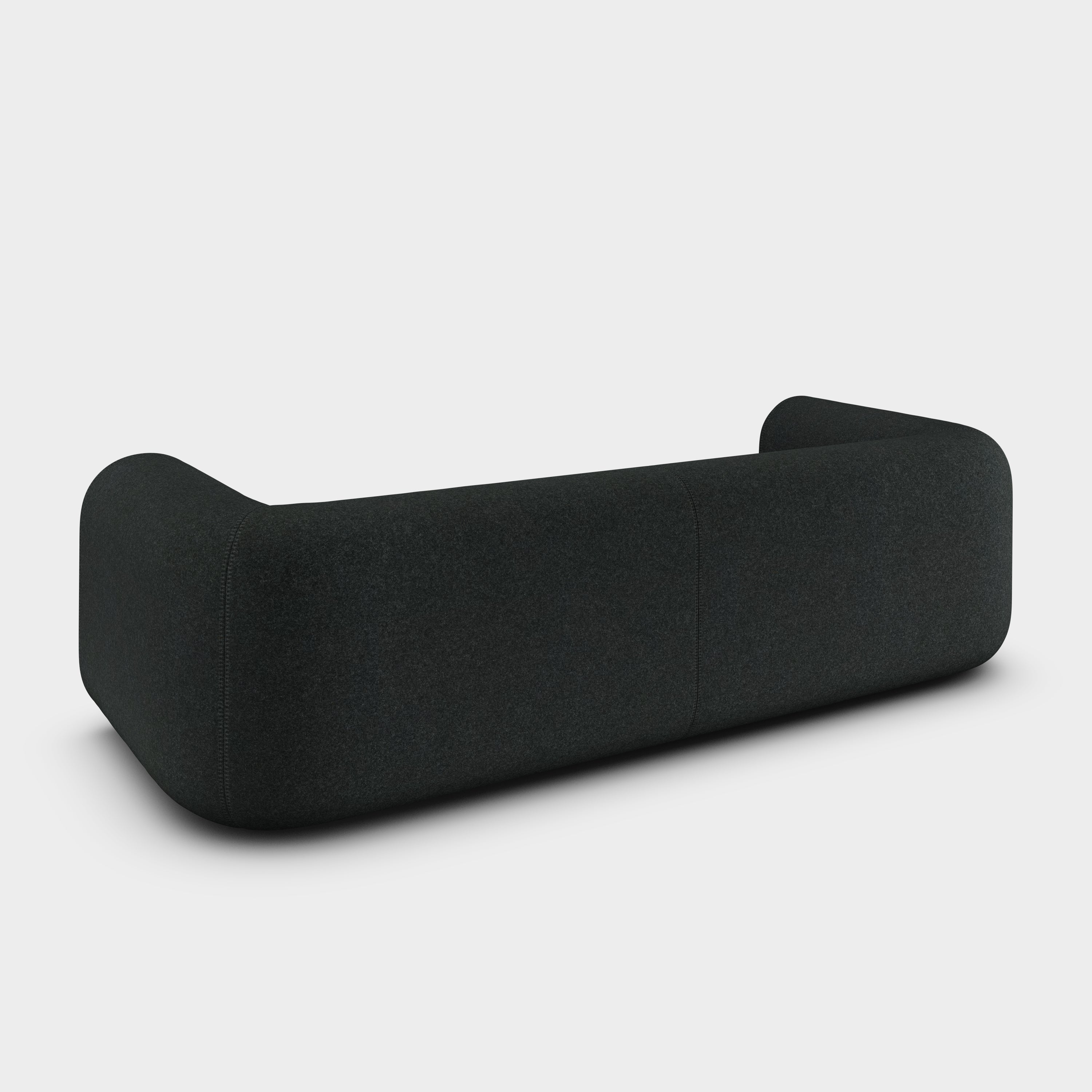 Plump 3-Seater Fixed Sofa