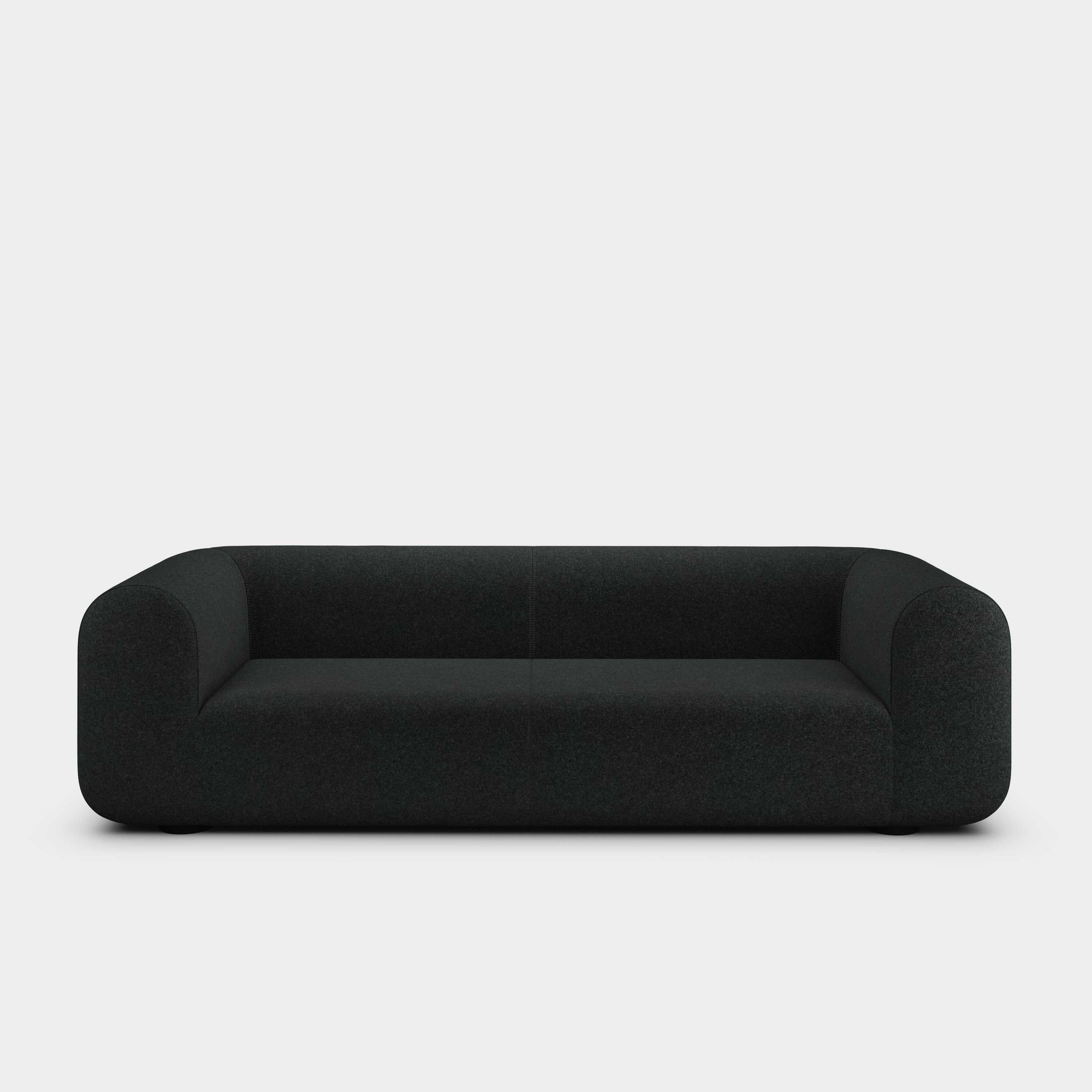 Plump 3-Seater Fixed Sofa
