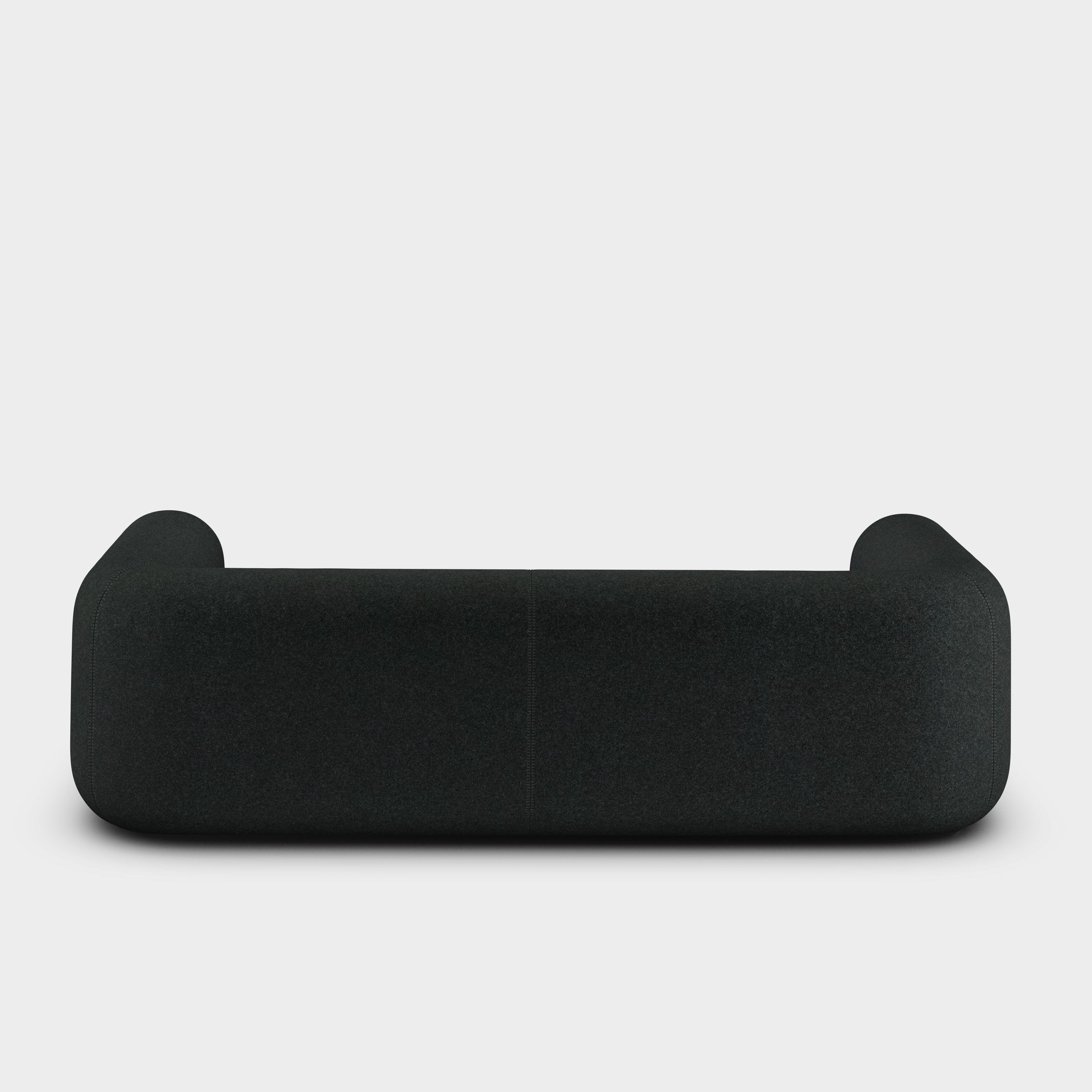 Plump 3-Seater Fixed Sofa