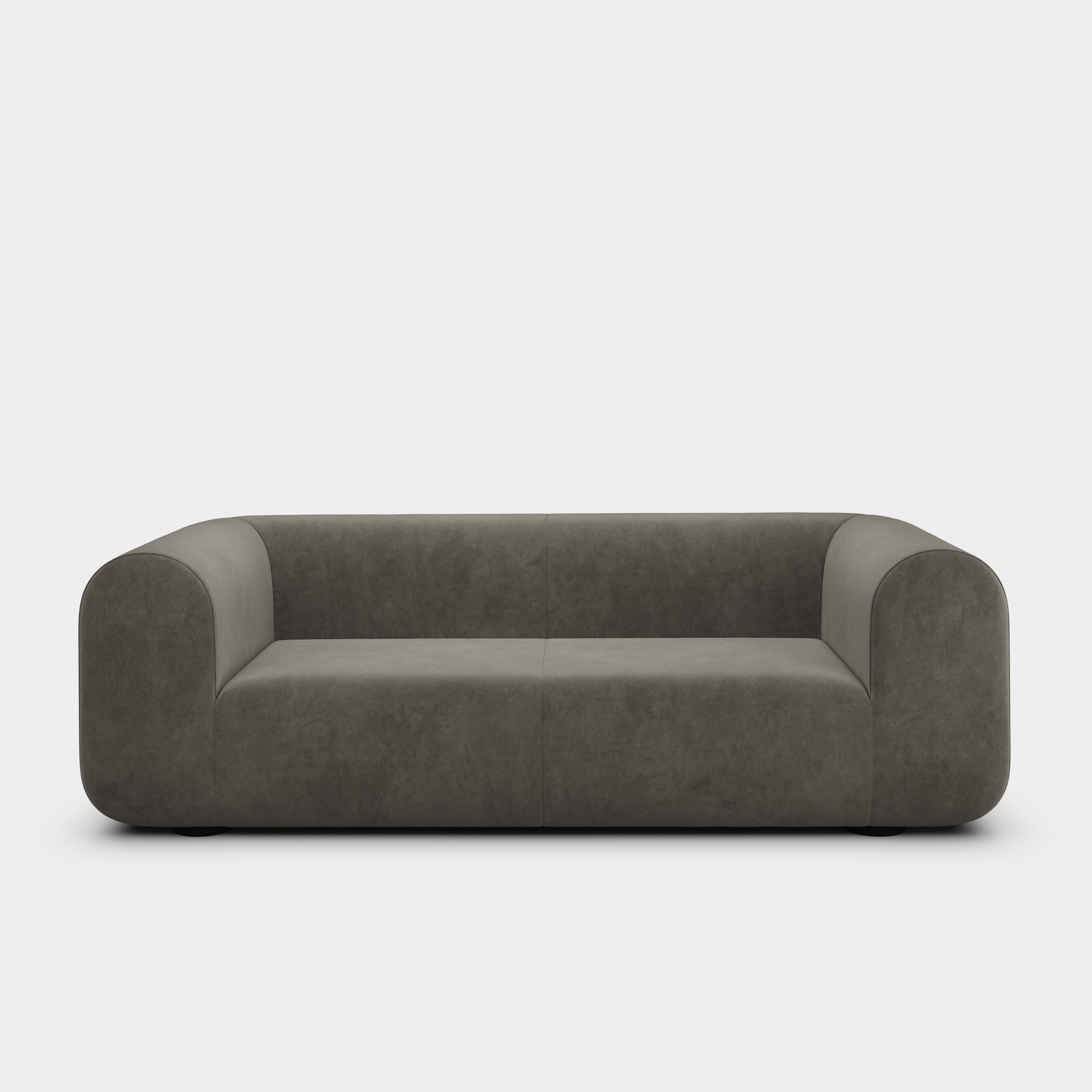 Plump 3-Seater Fixed Sofa