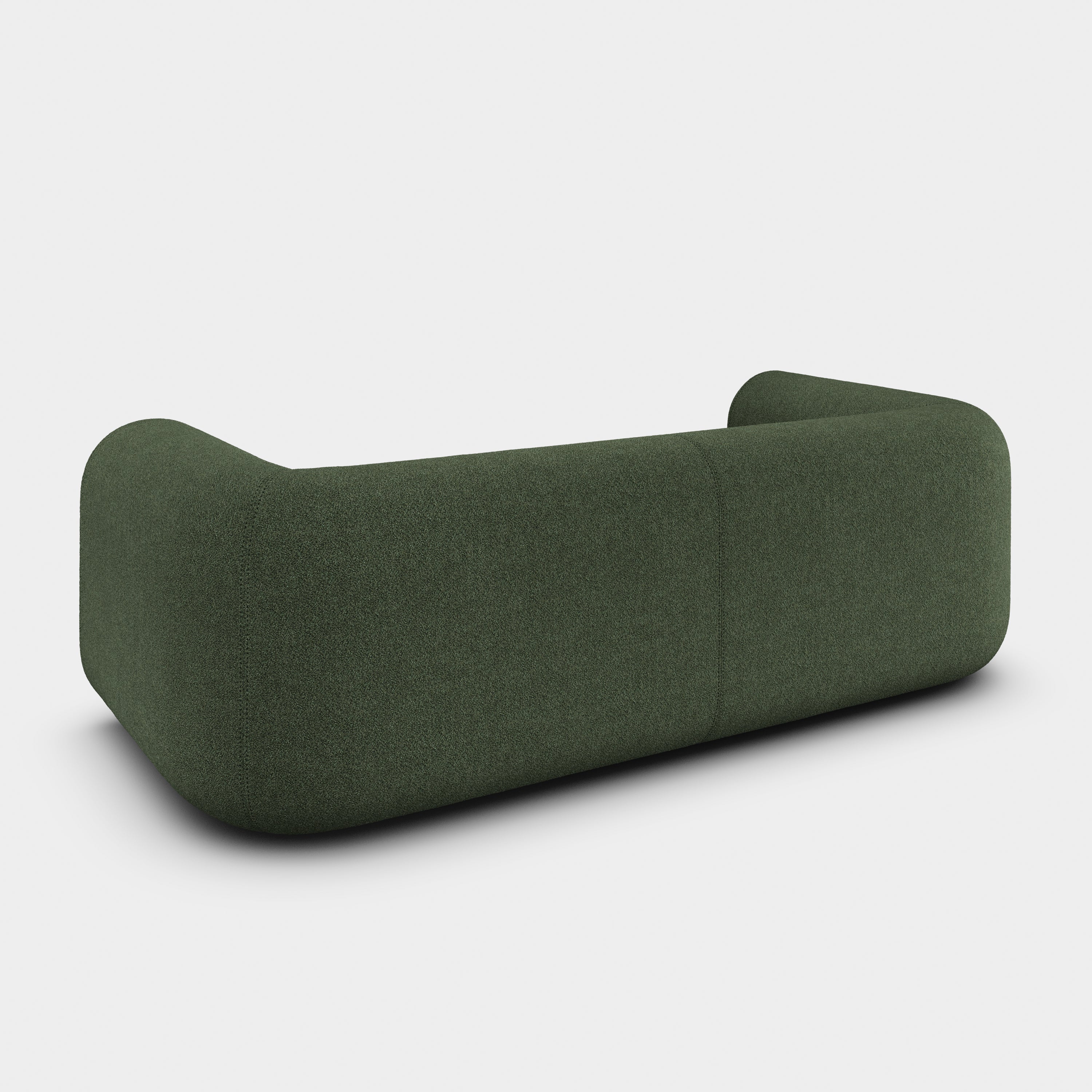Plump 3-Seater Fixed Sofa