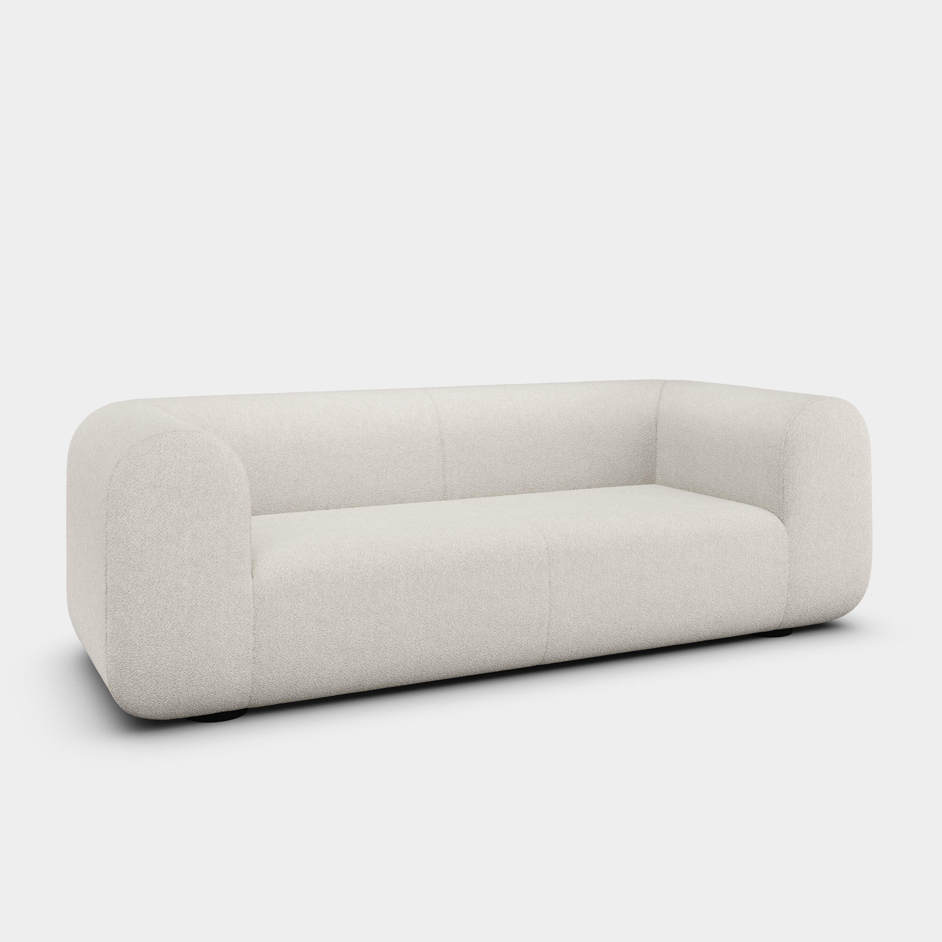 Plump 3-Seater Fixed Sofa