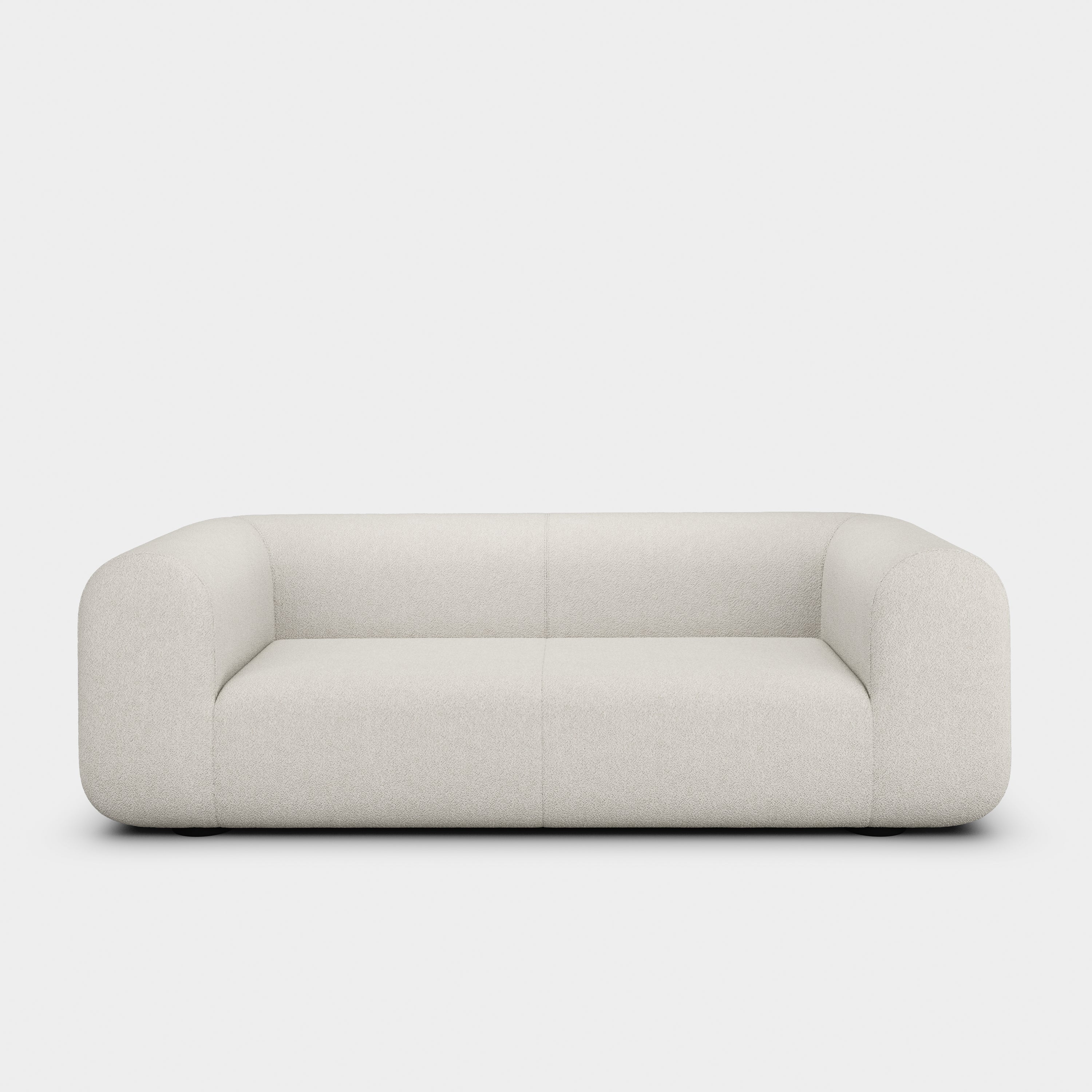 Plump 3-Seater Fixed Sofa