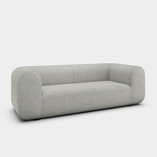 Natural Alpine Boucle / 3-Seater Fixed Sofa / Alpine - Natural (01)