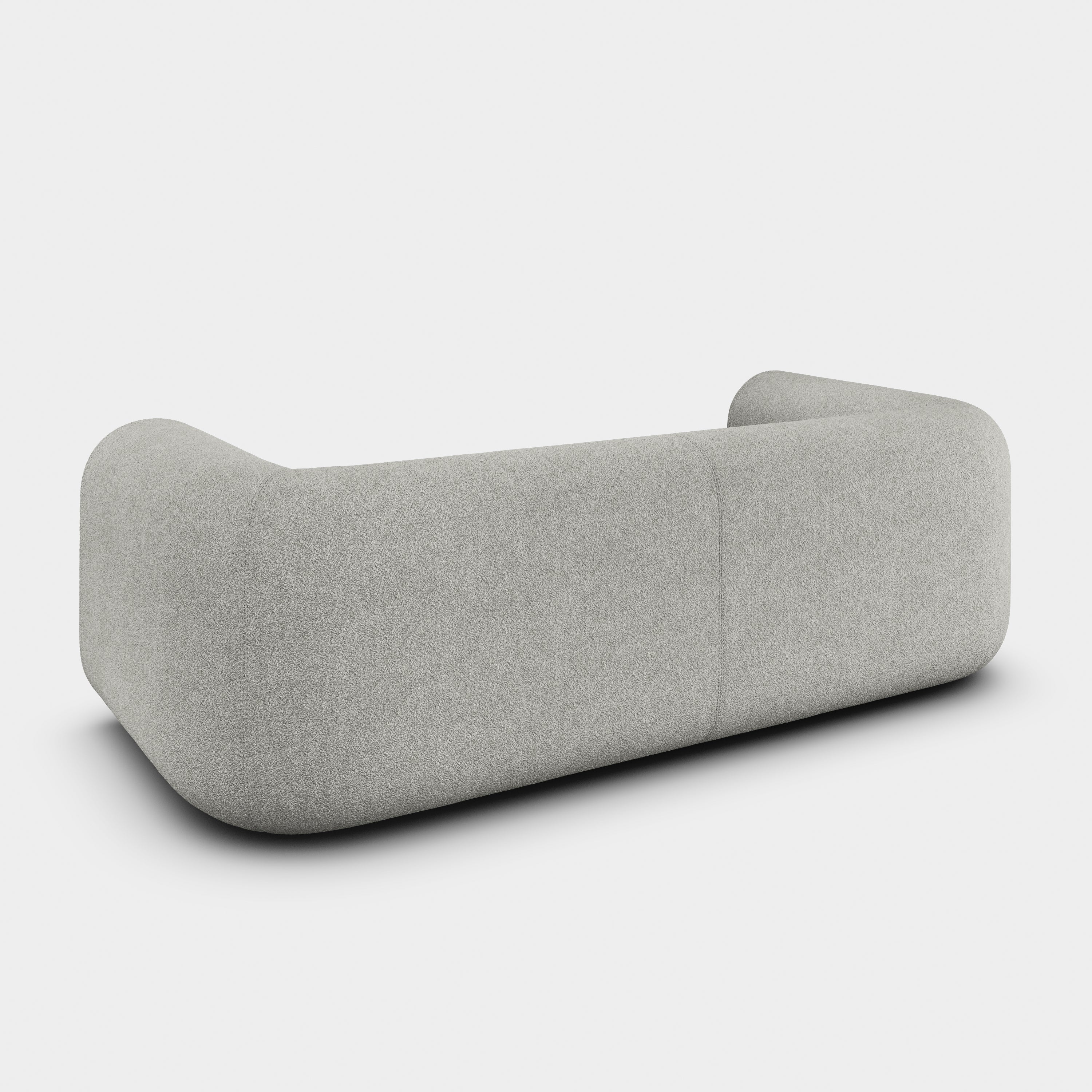Plump 3-Seater Fixed Sofa