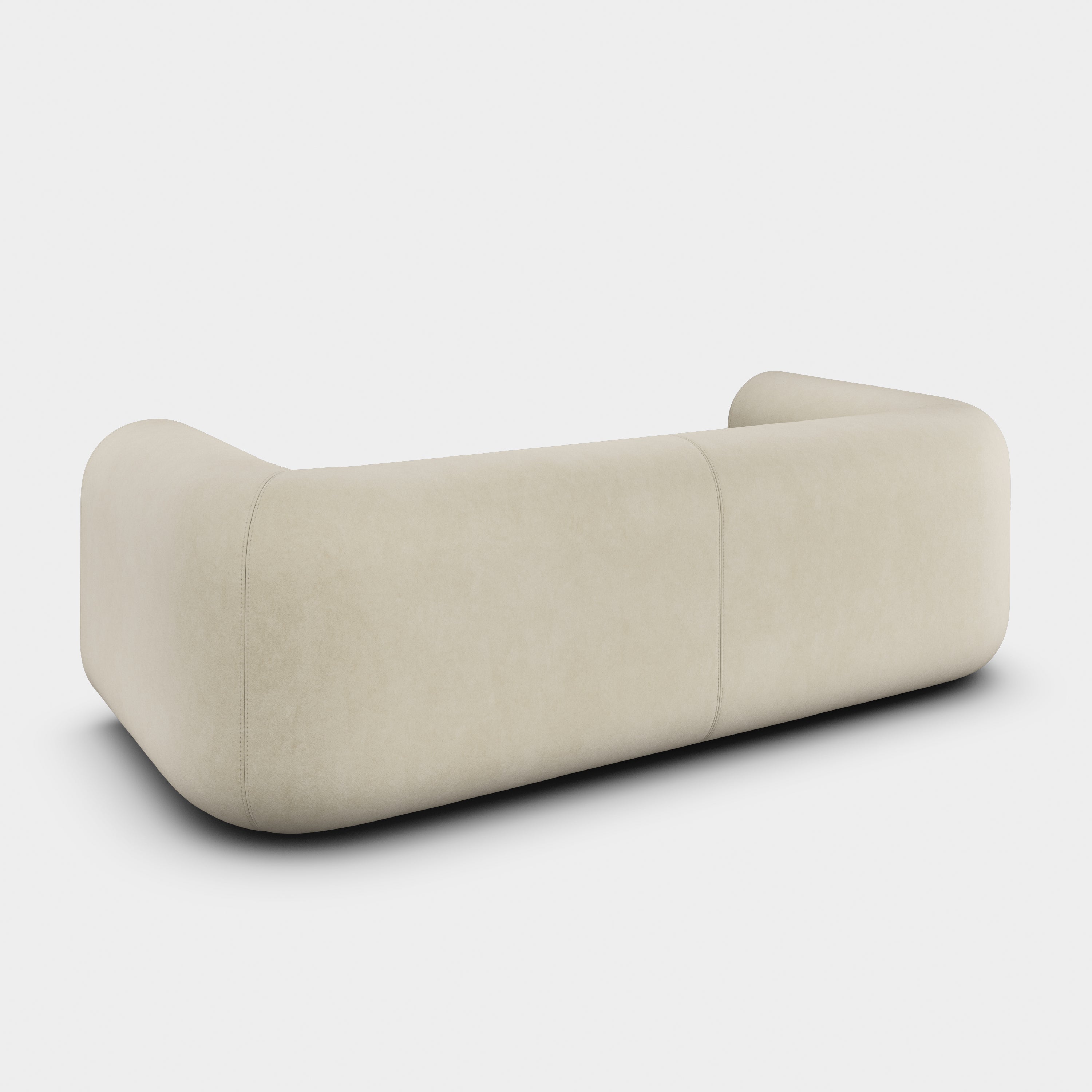Plump 3-Seater Fixed Sofa