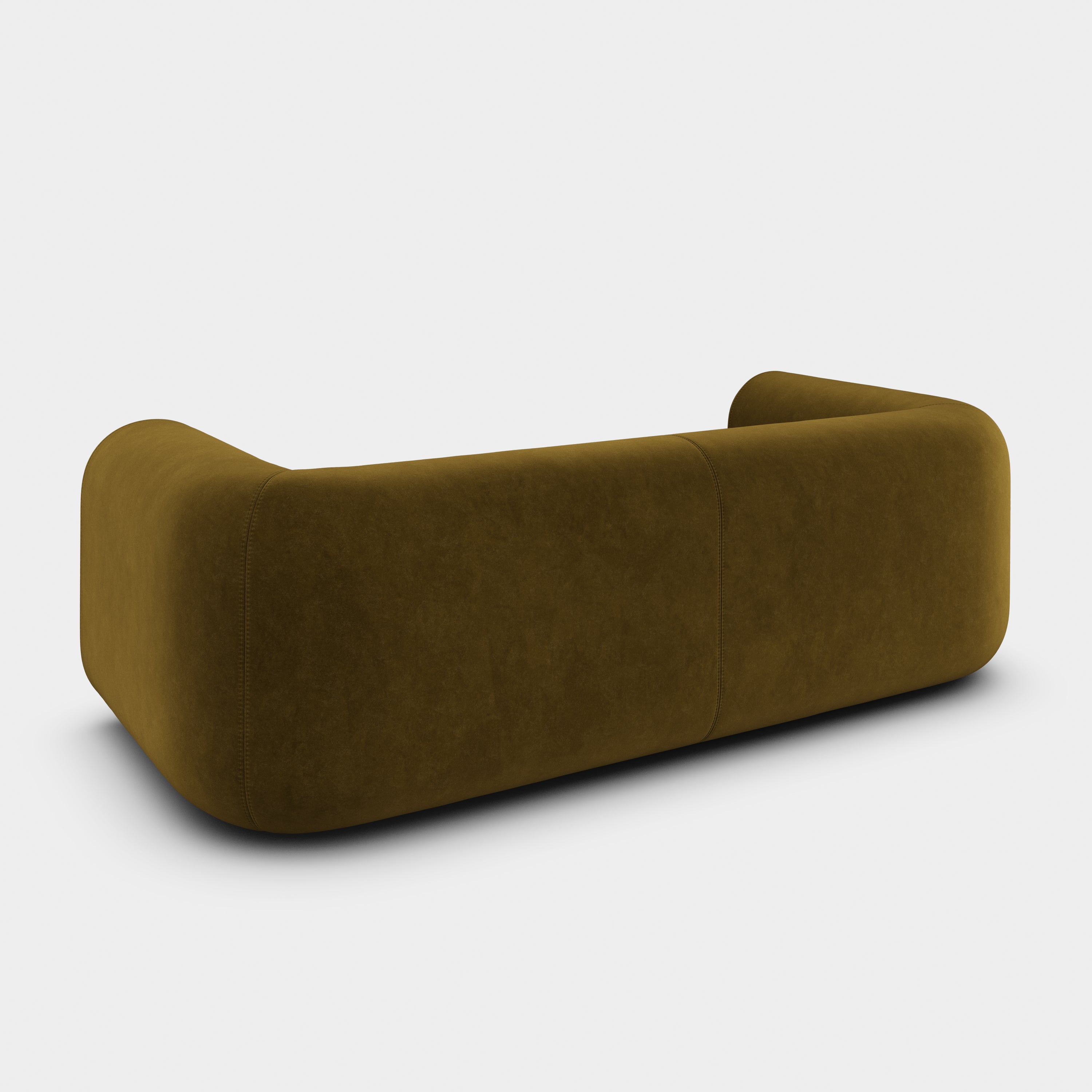 Plump 3-Seater Fixed Sofa