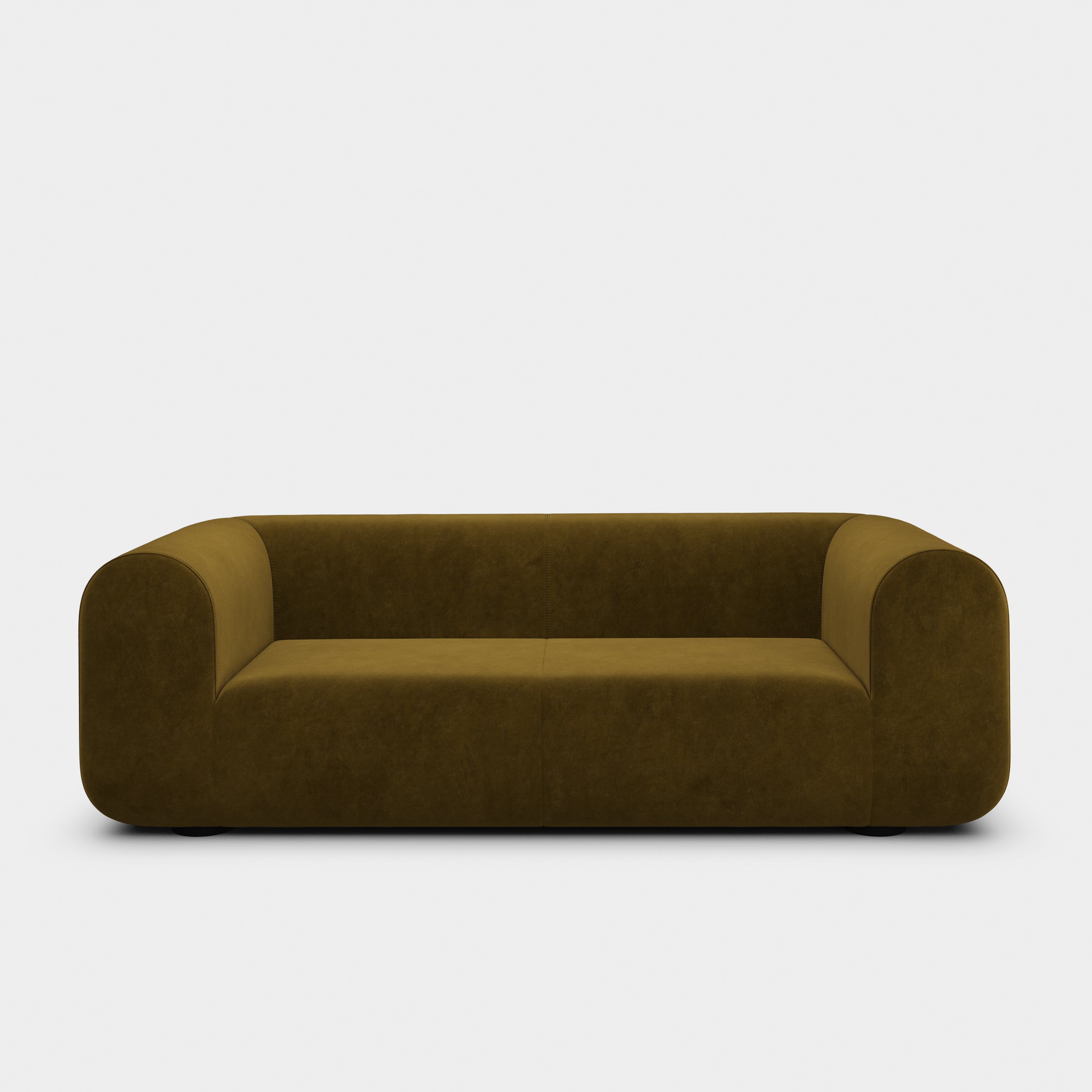 Plump 3-Seater Fixed Sofa