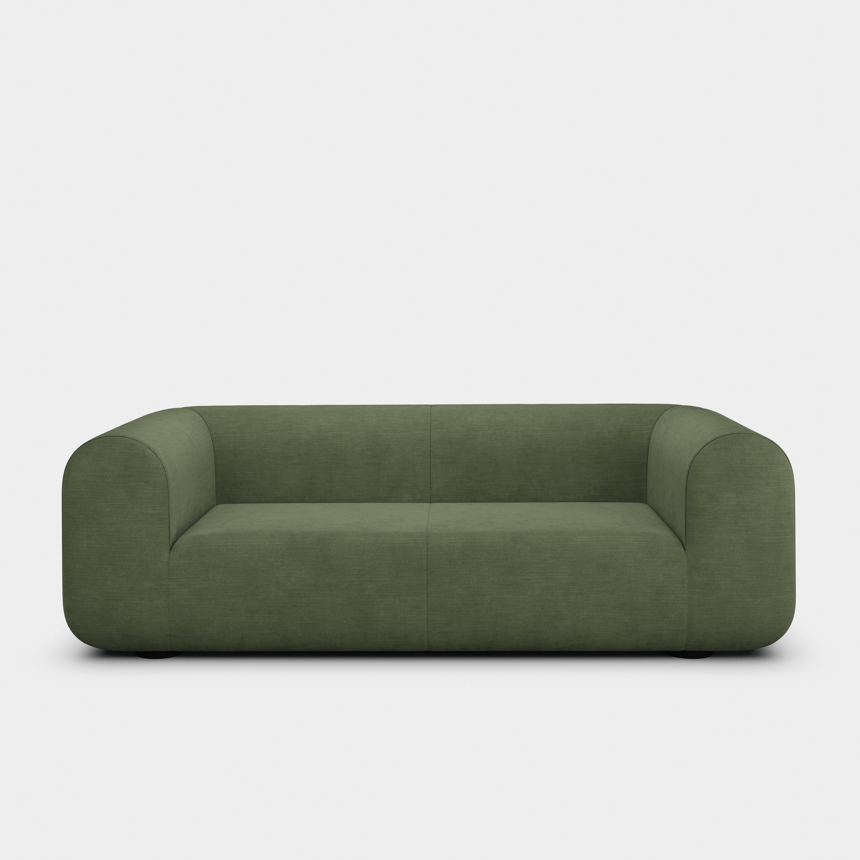 Plump 3-Seater Fixed Sofa