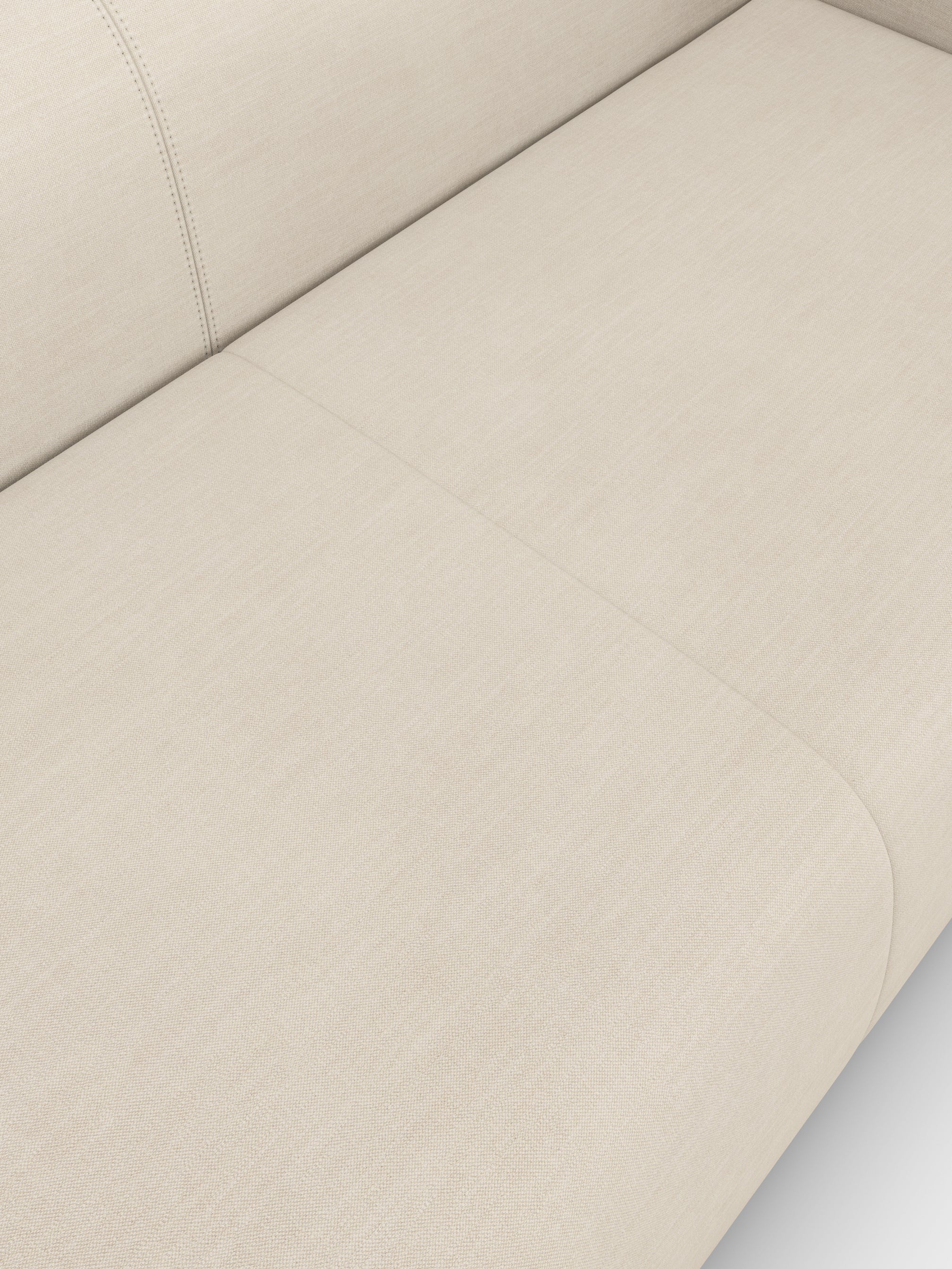 Plump 3-Seater Fixed Sofa