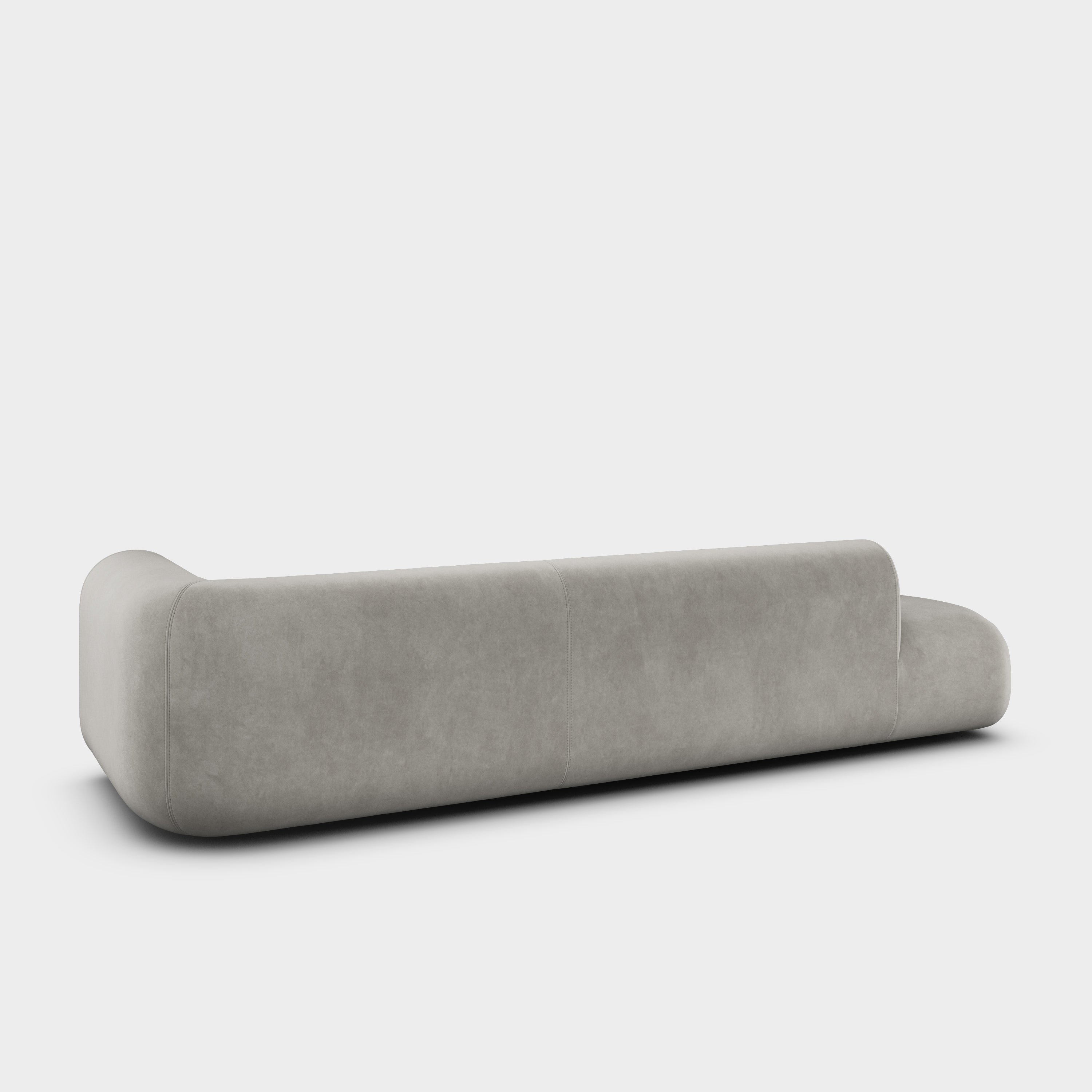 Plump 3-Seater Left Open Modular Sofa