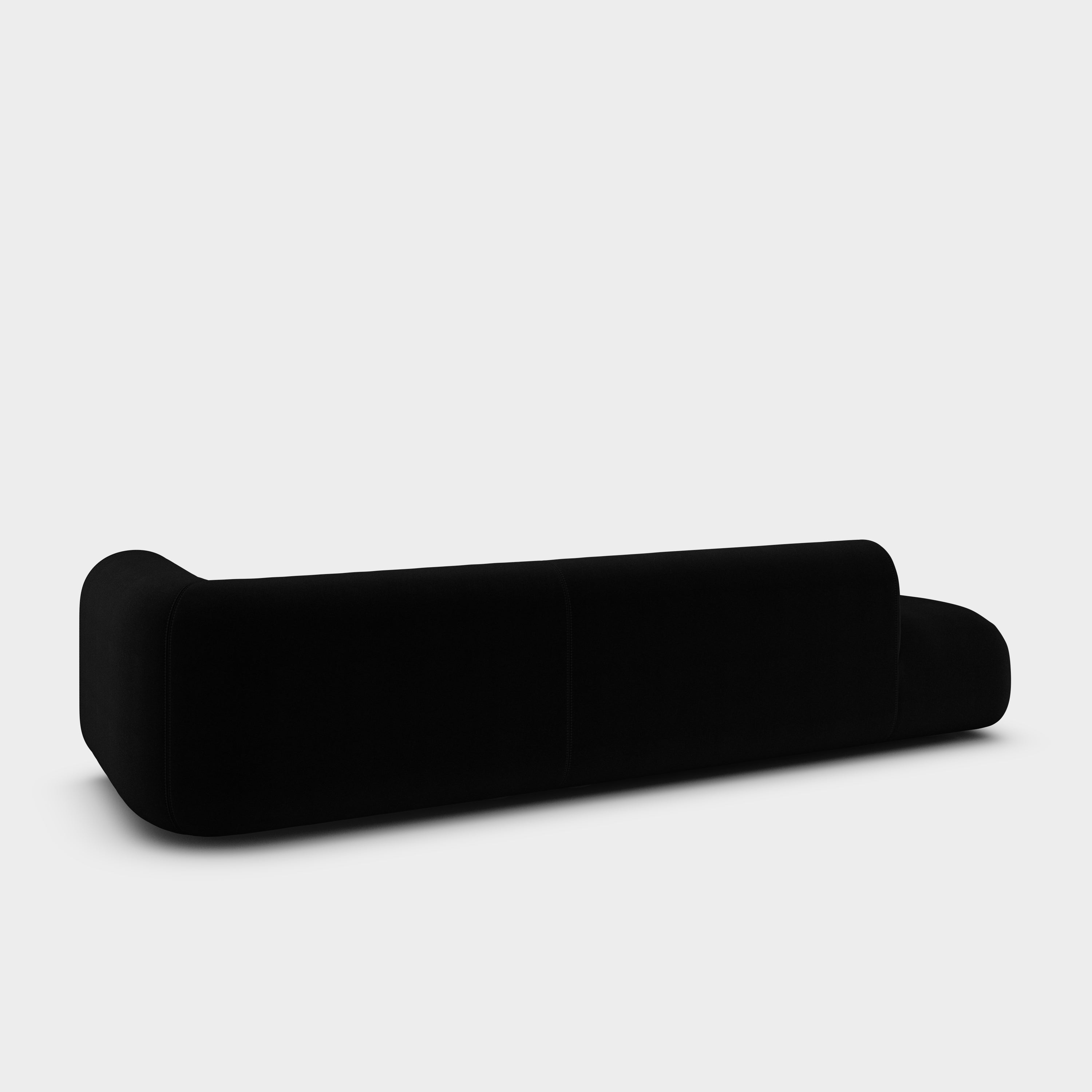 Plump 3-Seater Left Open Modular Sofa