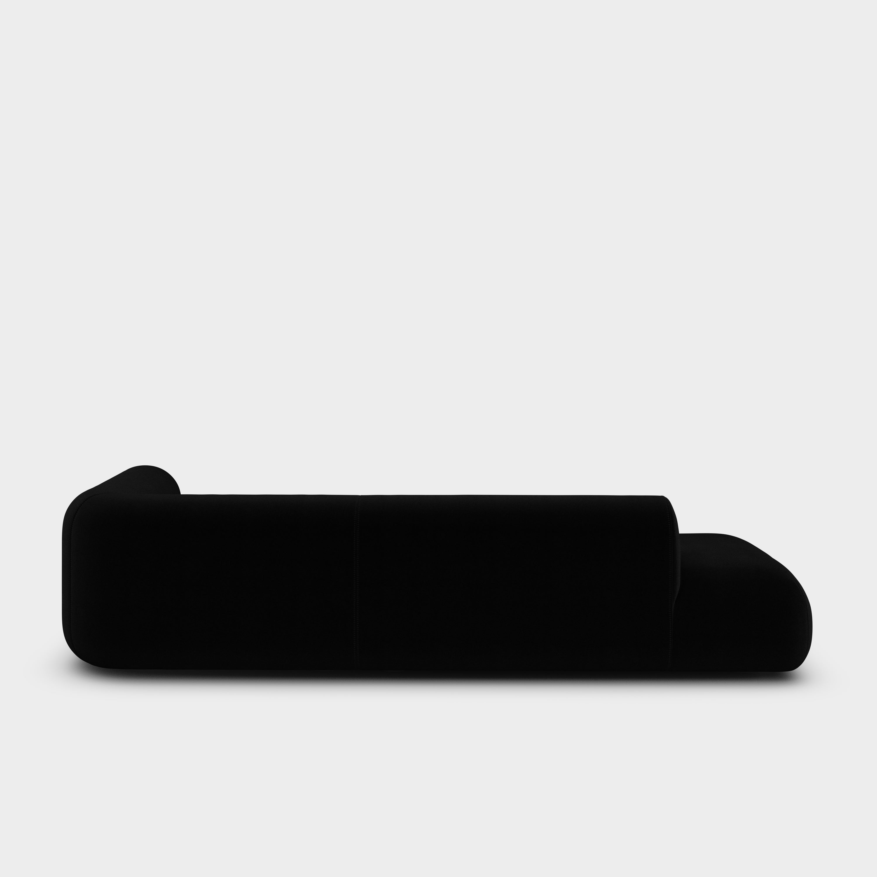 Plump 3-Seater Left Open Modular Sofa