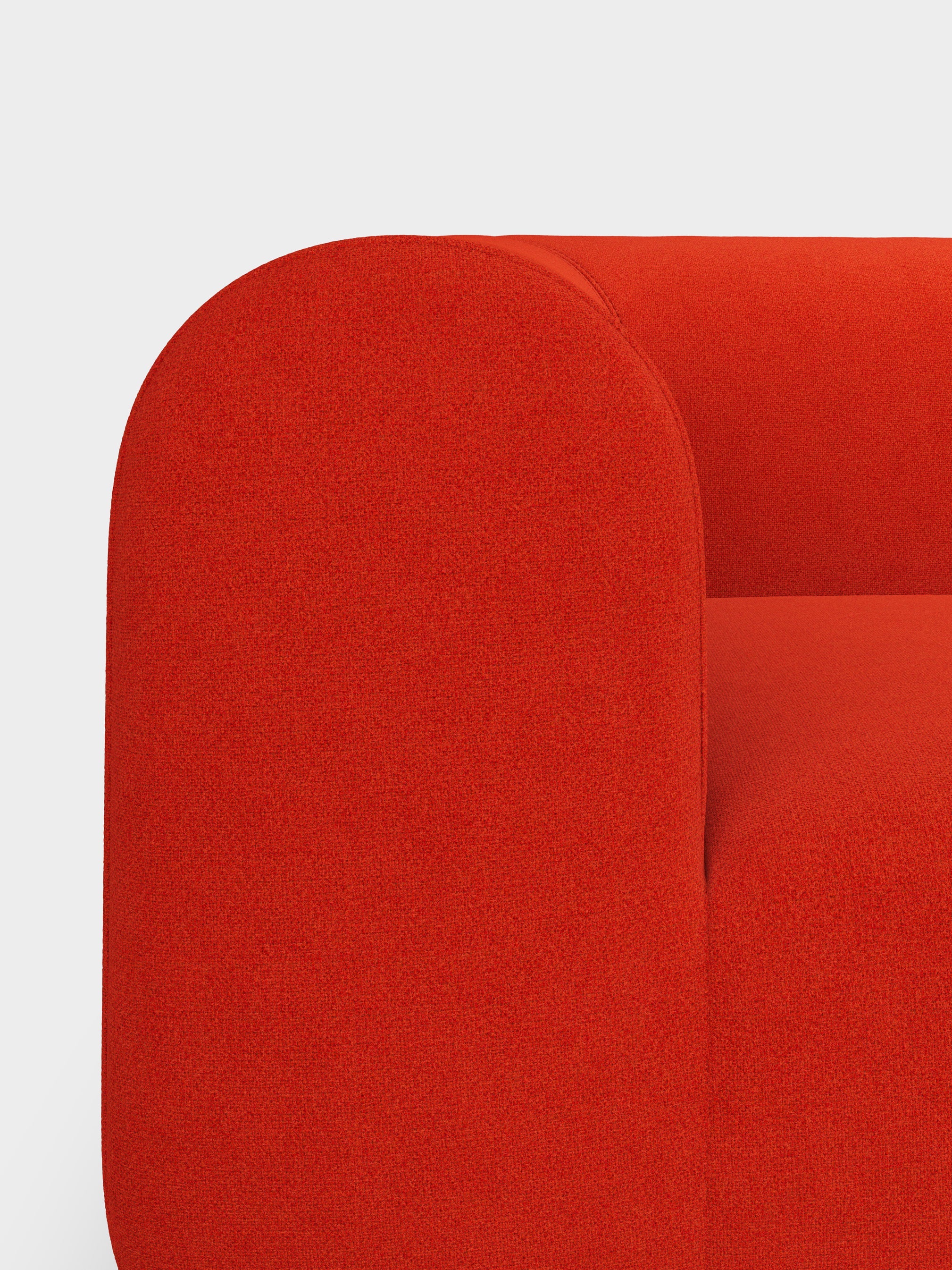 Plump 3-Seater Left Open Modular Sofa