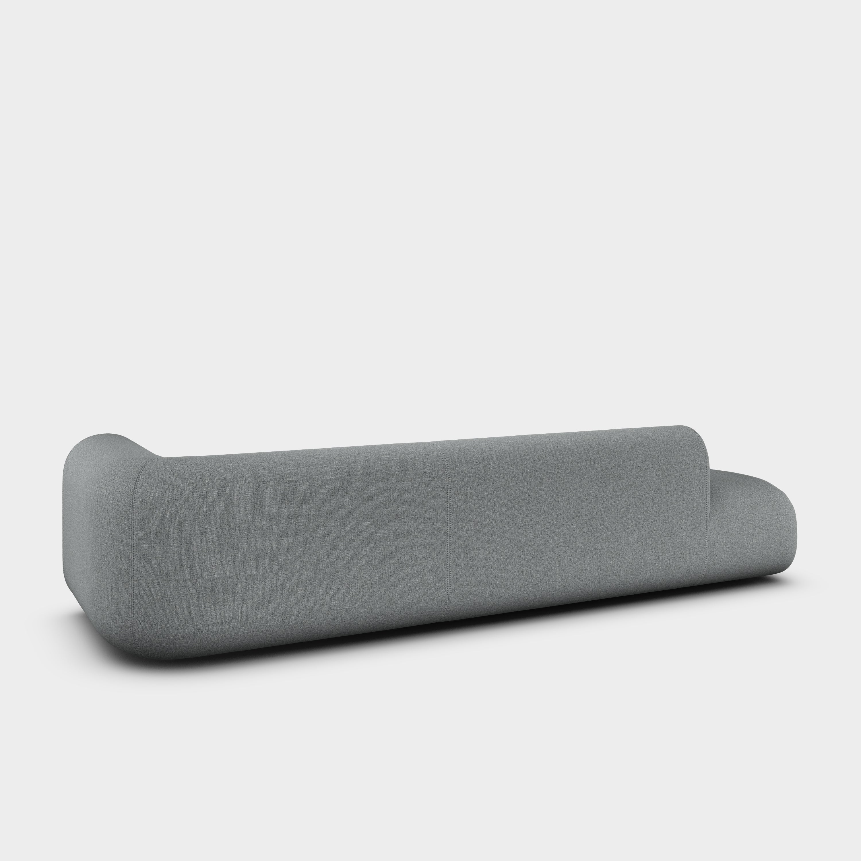 Plump 3-Seater Left Open Modular Sofa