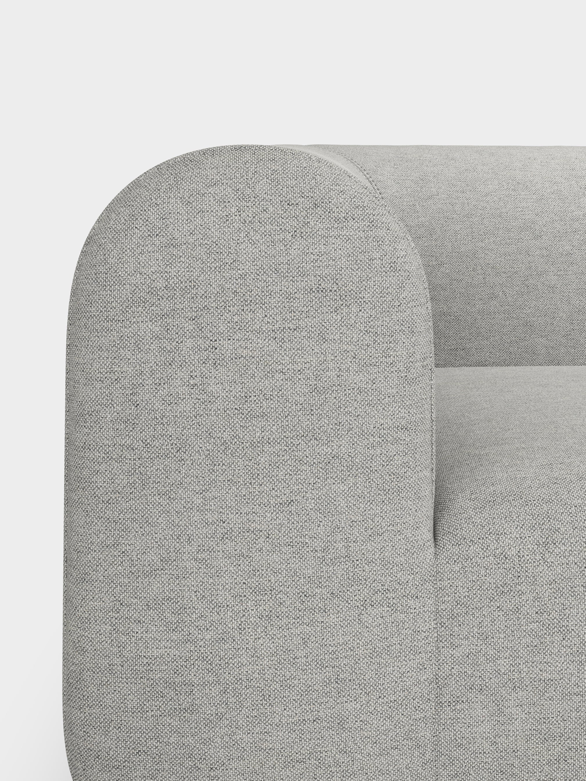 Plump 3-Seater Left Open Modular Sofa