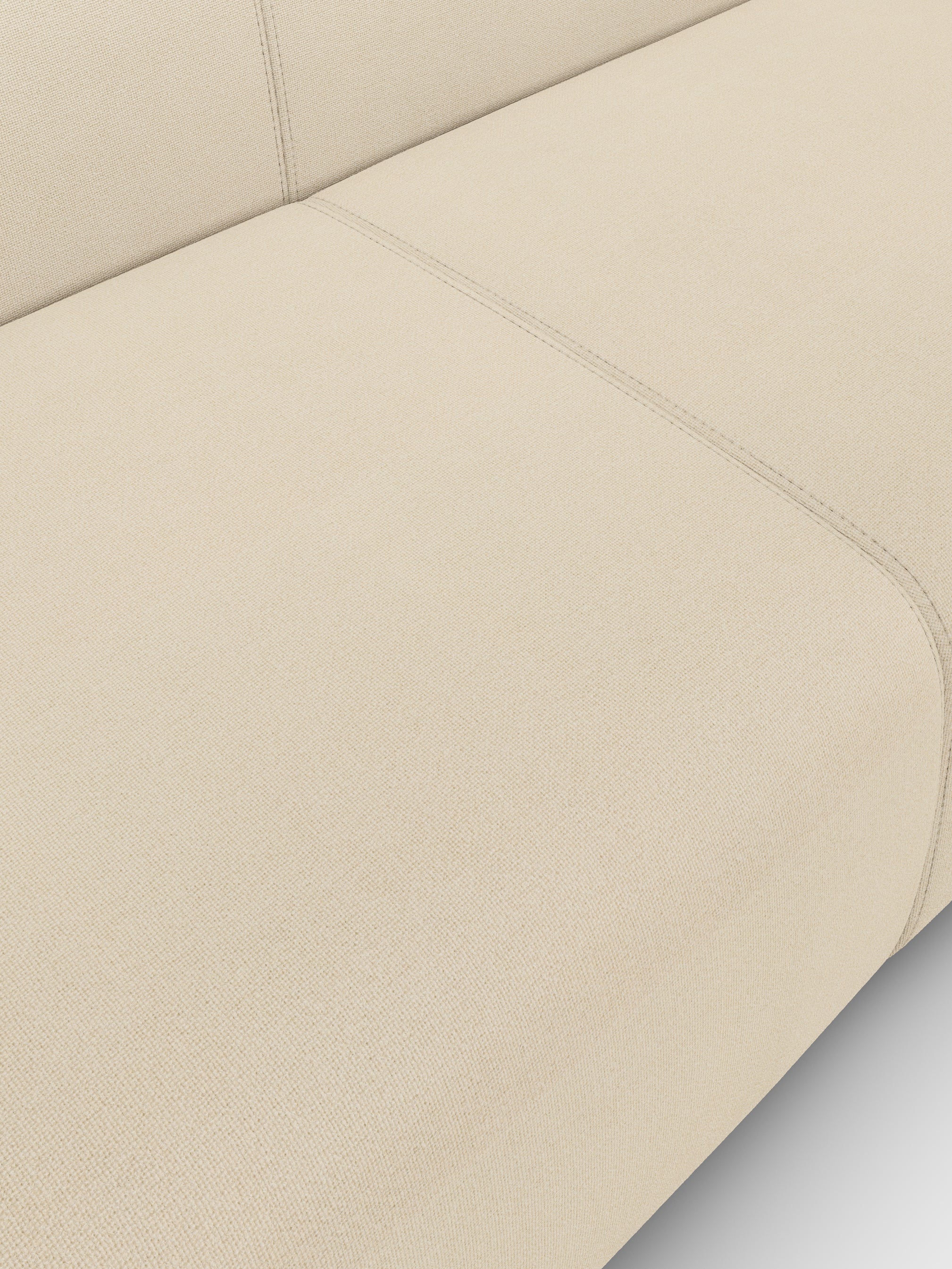 Plump 3-Seater Left Open Modular Sofa
