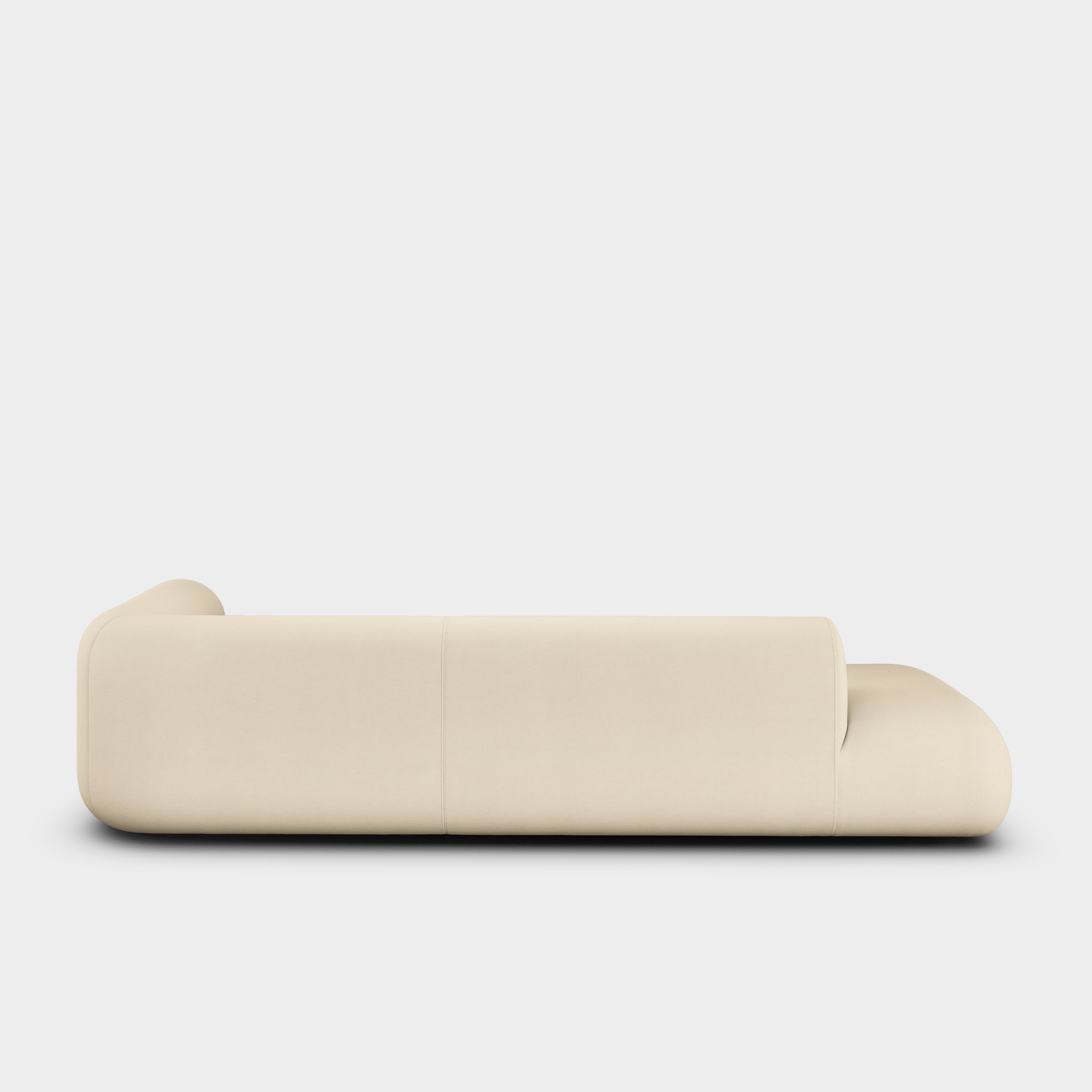 Plump 3-Seater Left Open Modular Sofa