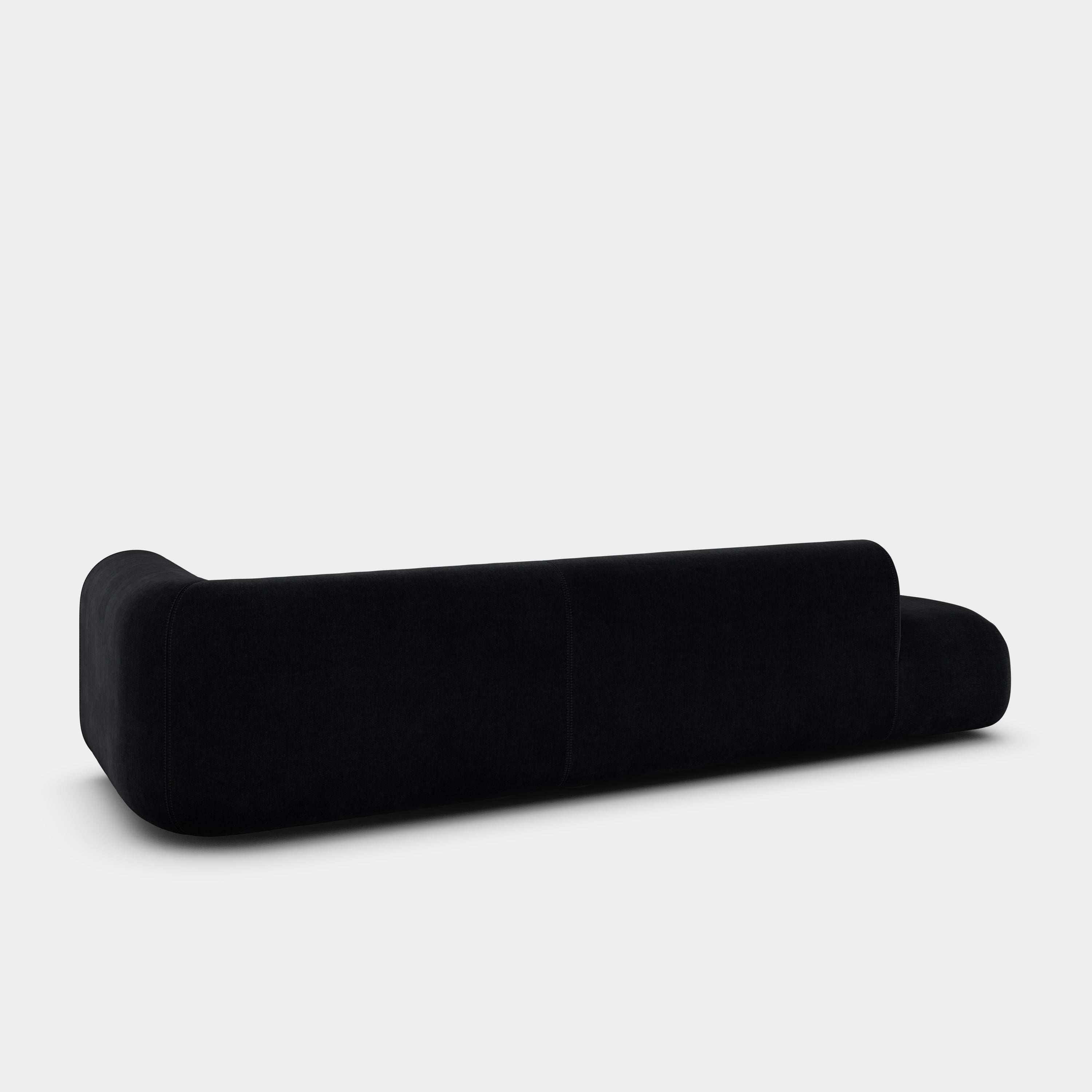 Plump 3-Seater Left Open Modular Sofa